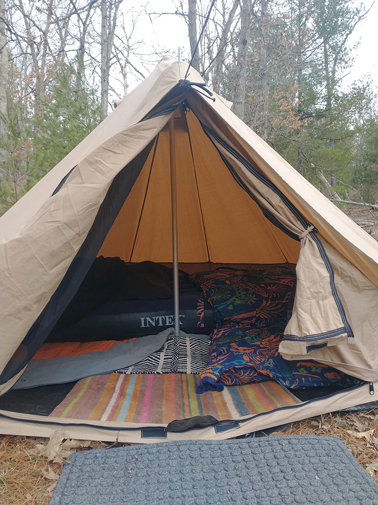 Regatta Canvas Bell Tent - w/StoveJack, Waterproof, 4 Season Luxury Camping and Glamping Yurt Tent Outdoor customer photo 2