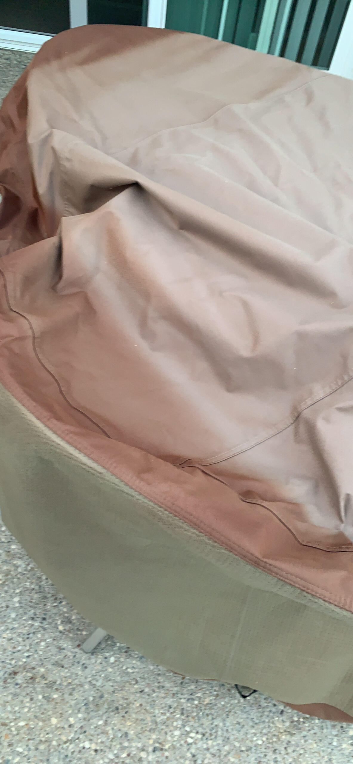 DUCKCOVERS Ultimate Water-Resistant 62 Inch Round Patio Table & Chair Set Cover customer photo 1