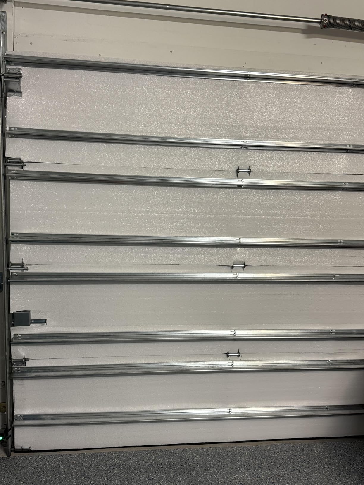 Ant NASA TECH White Reflective Foam Core 2 Car Garage Door Insulation Kit 18 Ft (Wide) x 8 Ft (HIGH) R Value 8.0 Made in USA New and Improved Heavy Duty Double Sided Tape (Also FITS 18 X 7) customer photo 1