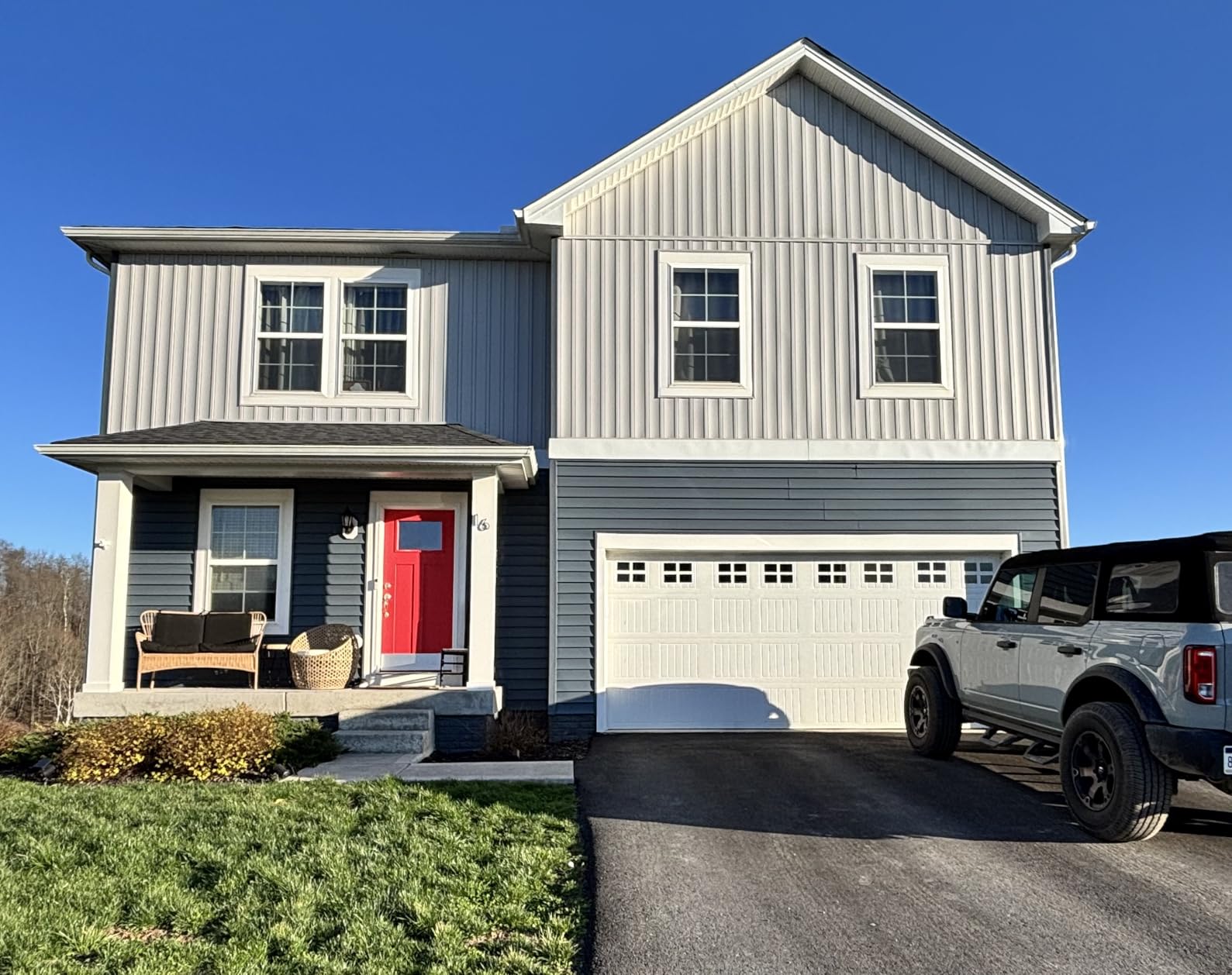 Magnetic Garage Door Window Panels - 32PCS Faux Mirror Window Kit for 2 Car Garage Door, 10 Min Tool-Free Install, Strong Magnet, Instantly Boost Curb Appeal, Looks Like Real Windows (6×4 in) customer photo 1