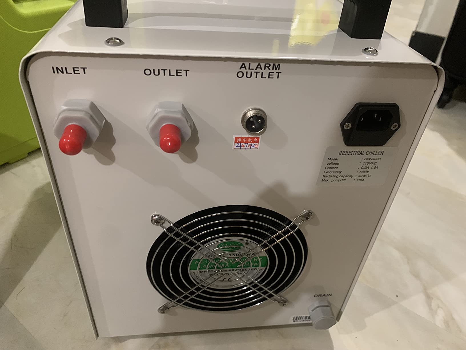 Homend 110V Industrial Water Chiller 9L Capacity CW-3000 Thermolysis Type Cooling Chiller customer photo 2