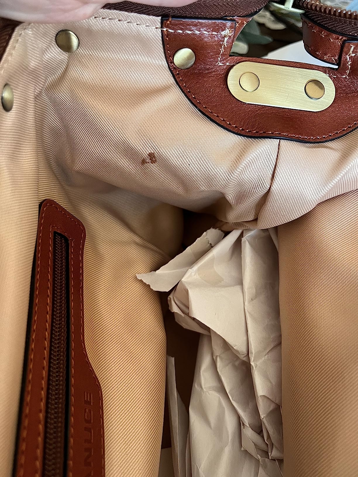 Banuce Leather Handbags for Women Full Grain Italian Leather Doctor Bag Purse Ladies Satchel for 9.7 inch iPad Vintage Brown customer photo 2