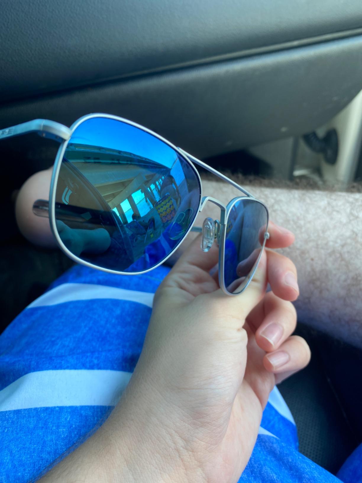 Randolph Eyewear Aviator Sunglasses for Men & Women - Matte Chrome Polarized Lenses UV Protection customer photo 2