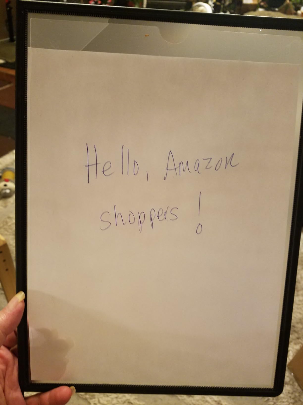 Tarifold DJOIS Wall Mount Reference and Display System - 10 Double-Sided Letter Pockets - 20 Sheet Capacity - Durable ABS & Metal - Easy-Load - Black (EZW771) customer photo 1