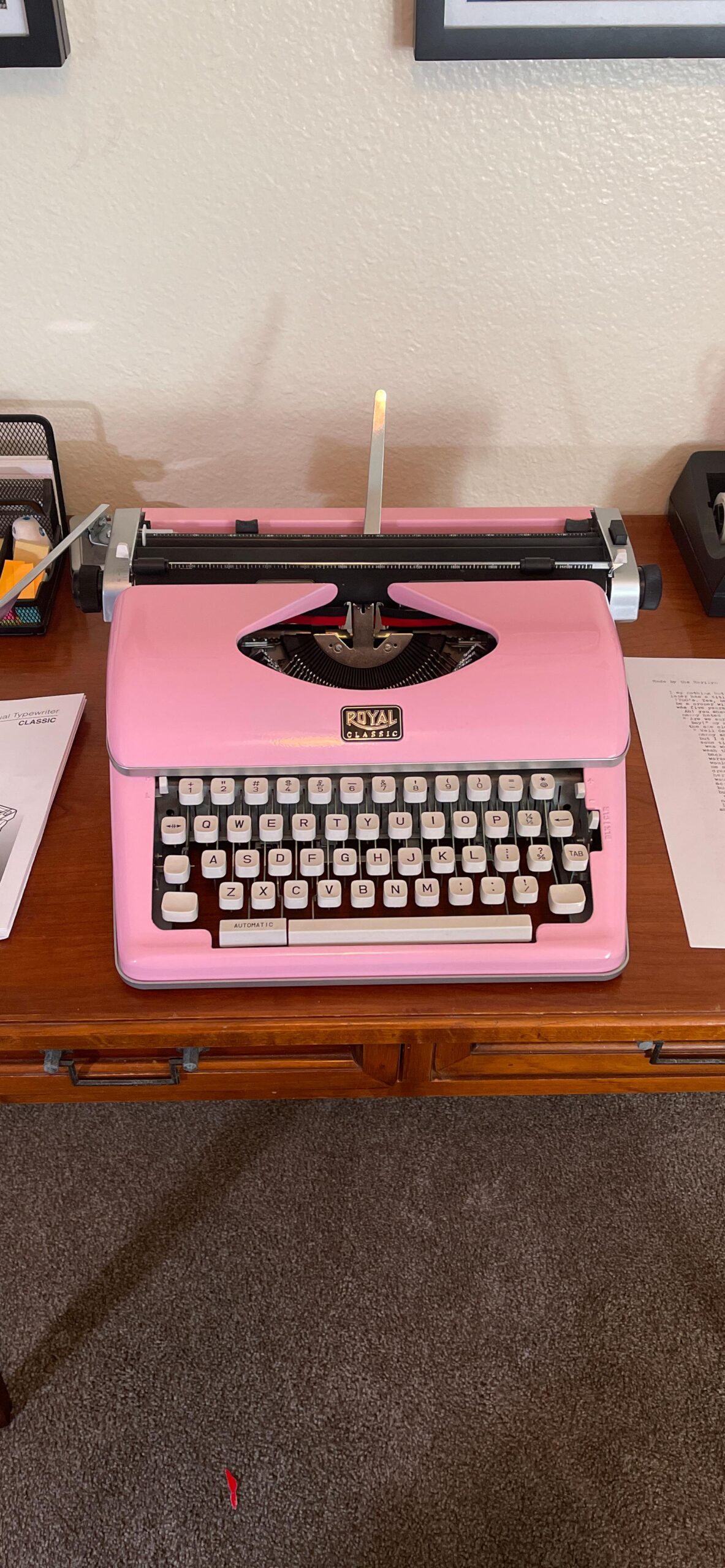 Royal 79101t Classic Manual Typewriter (mint Green) customer photo 1