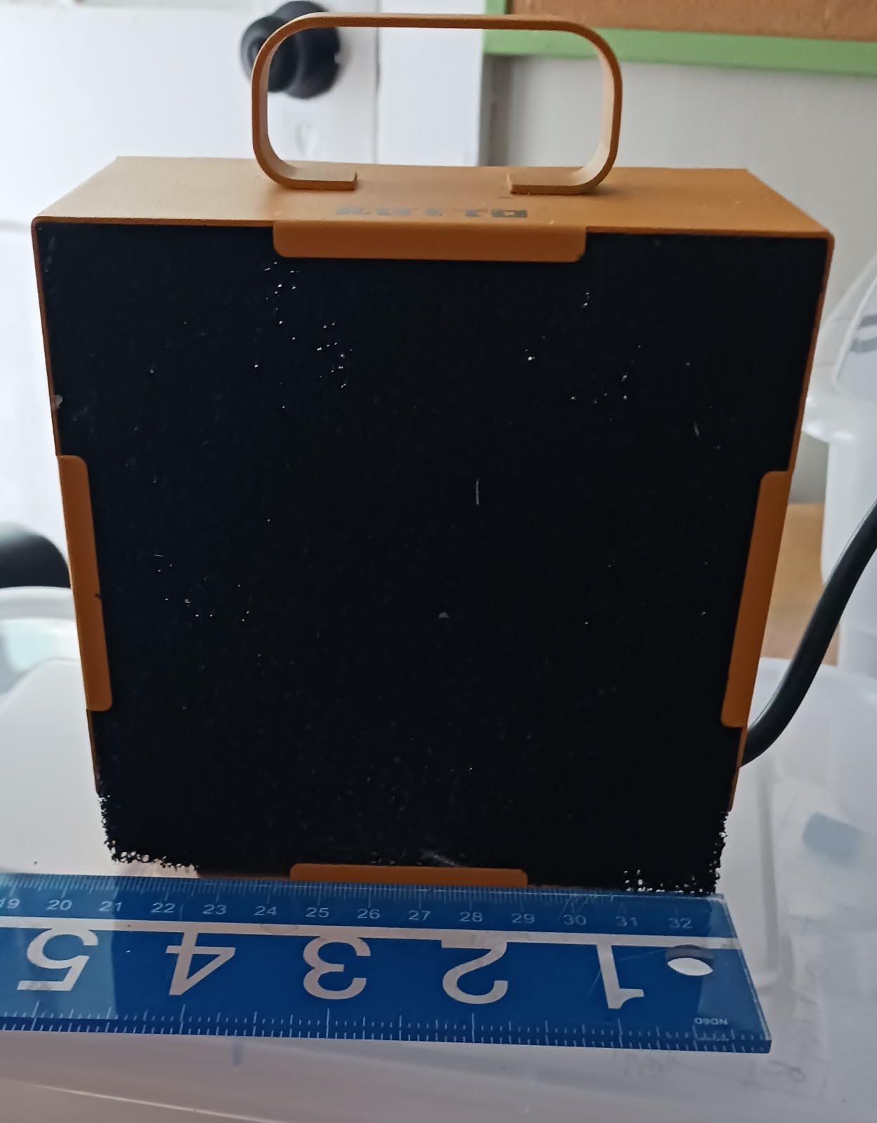 KOTTO Solder Smoke Absorber Remover Fume Extractor Smoke Prevention Absorber DIY Working Fan for Soldering Station (Yellow) customer photo 1