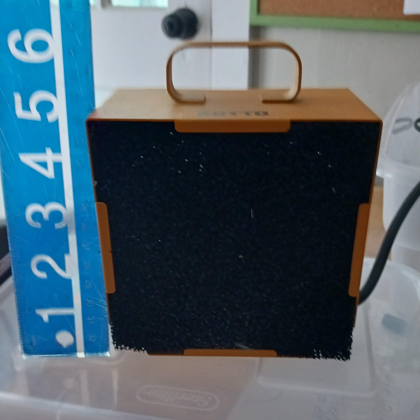 KOTTO Solder Smoke Absorber Remover Fume Extractor Smoke Prevention Absorber DIY Working Fan for Soldering Station (Yellow) customer photo 2