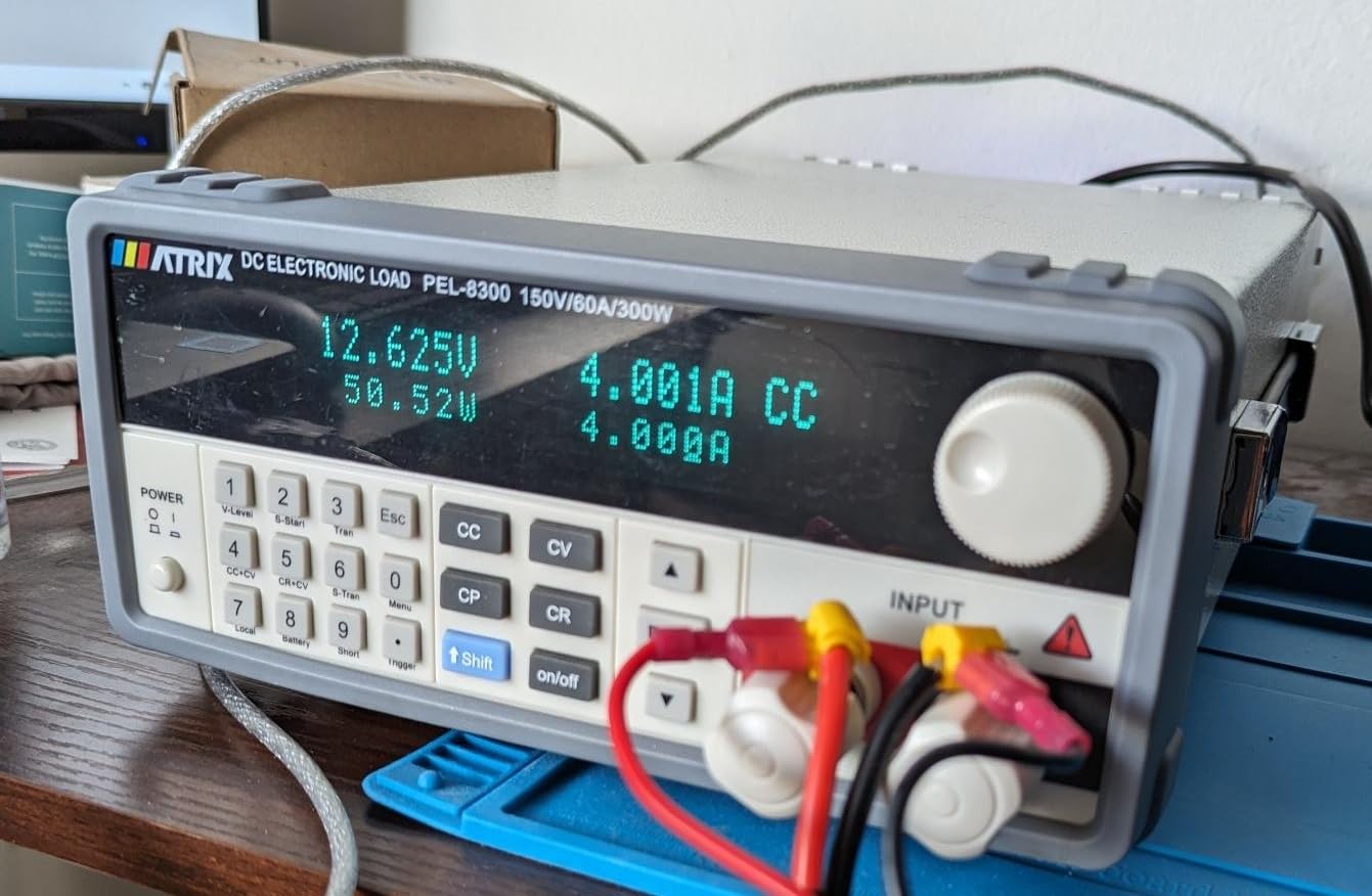 MATRIX Electronic Load Tester PEL8300, 150V/60A 300W Programmable DC Electronic Load, 0.1mV 0.1mA Resolution DC Power Supply Tester customer photo 1