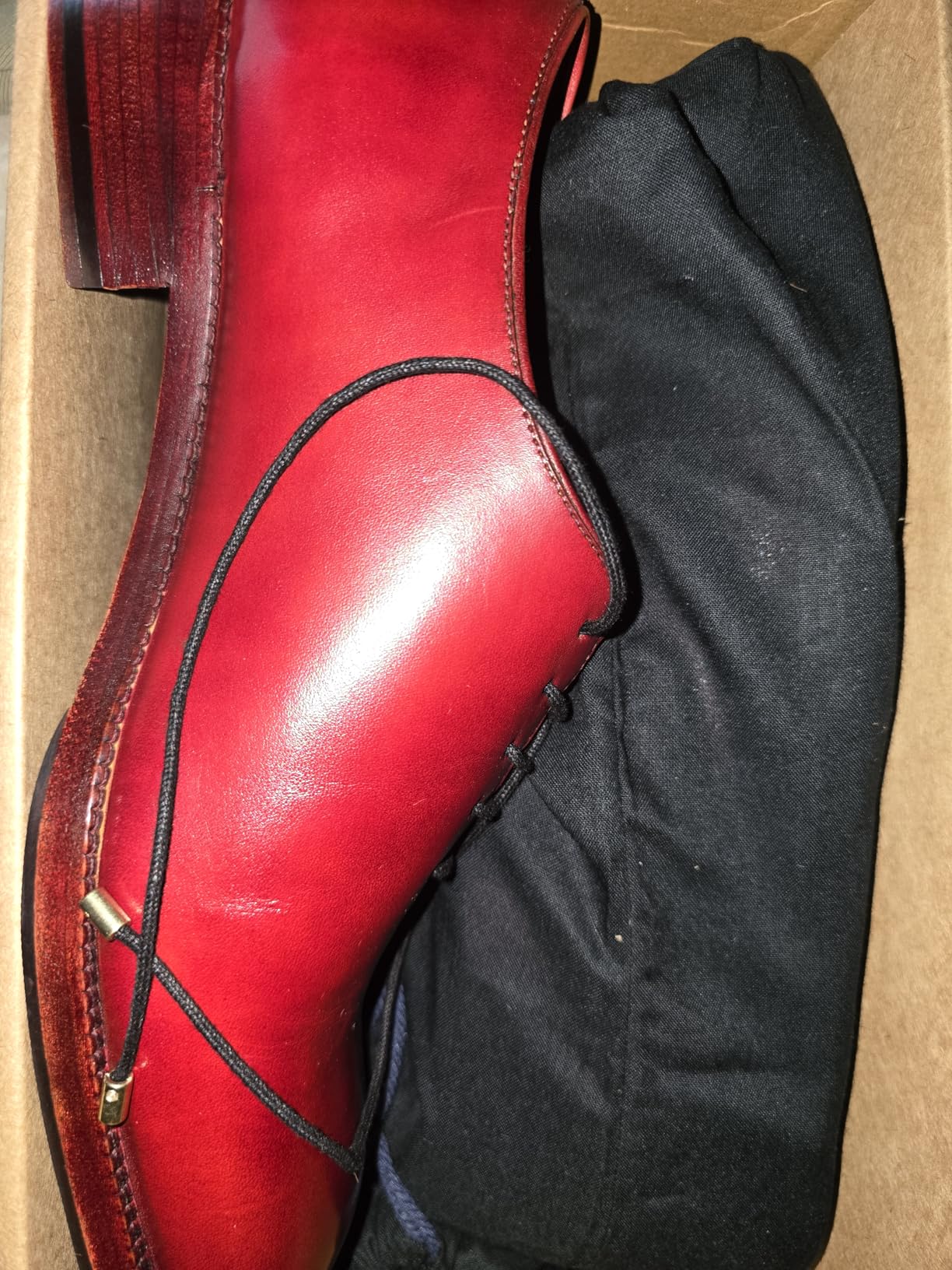 Handcrafted Wholecut Oxford Men's Genuine Leather Lace Up Dress Shoes customer photo 2