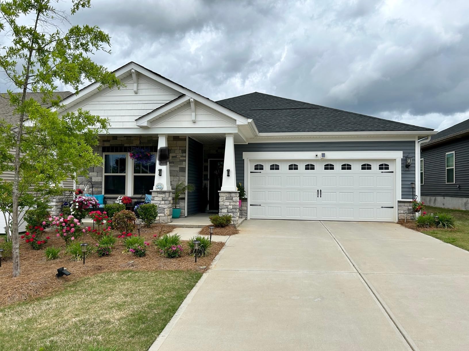 32PCS Strong Magnetic Garage Doors Windows Glossy Faux Window Panels Creates Realistic Look - Fits 2 Garage Car Decorative Hardware - Easy DIY Installation & Won't Fall Off customer photo 2