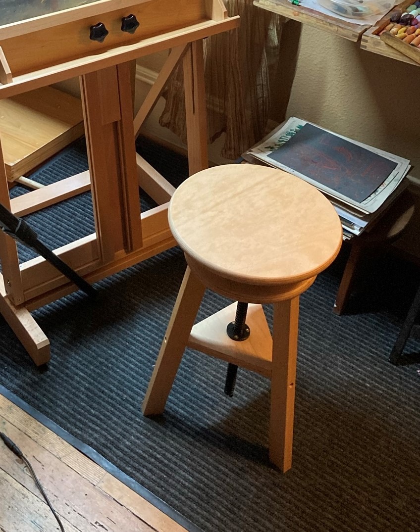 MEEDEN Large H-Frame Easel, Easel Stand for Paintings, Painting Easels, Easel Stand for Display, Solid Beechwood Wooden Easels for Painting Canvas, Holds Canvases Up to 78