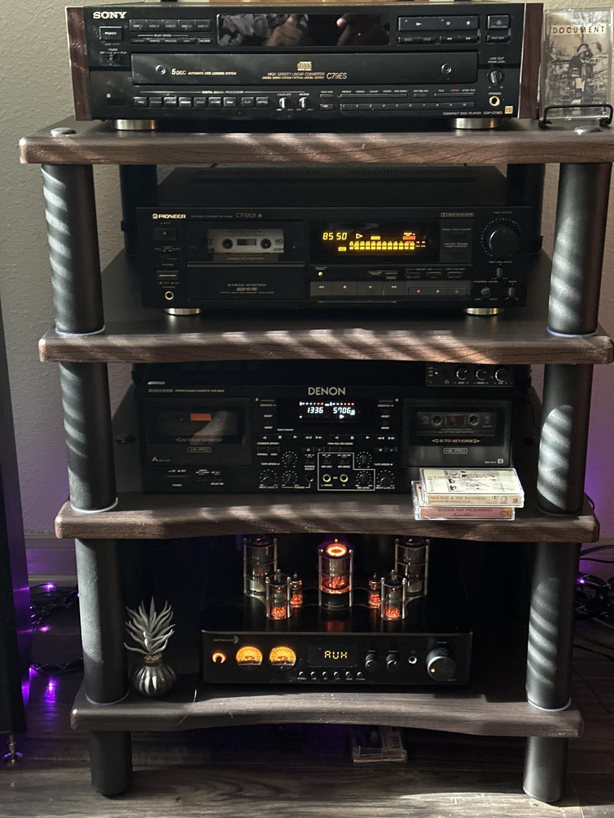 Monolith Heavy Duty 4 Tier Audio Stand XL - 1