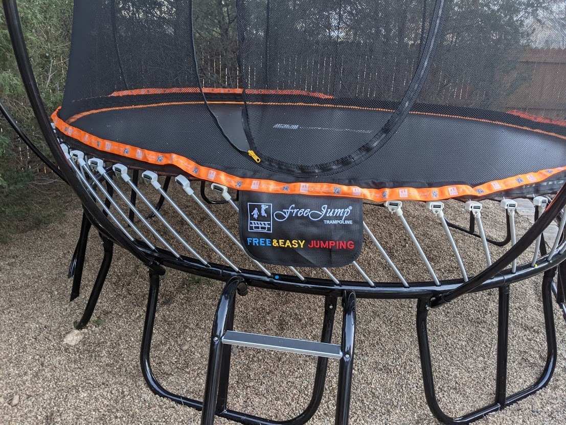 10FT Round Springless Trampoline with Safety Enclosure Net - Outdoor No Spring Trampoline for Kids, Teens and Adults customer photo 1