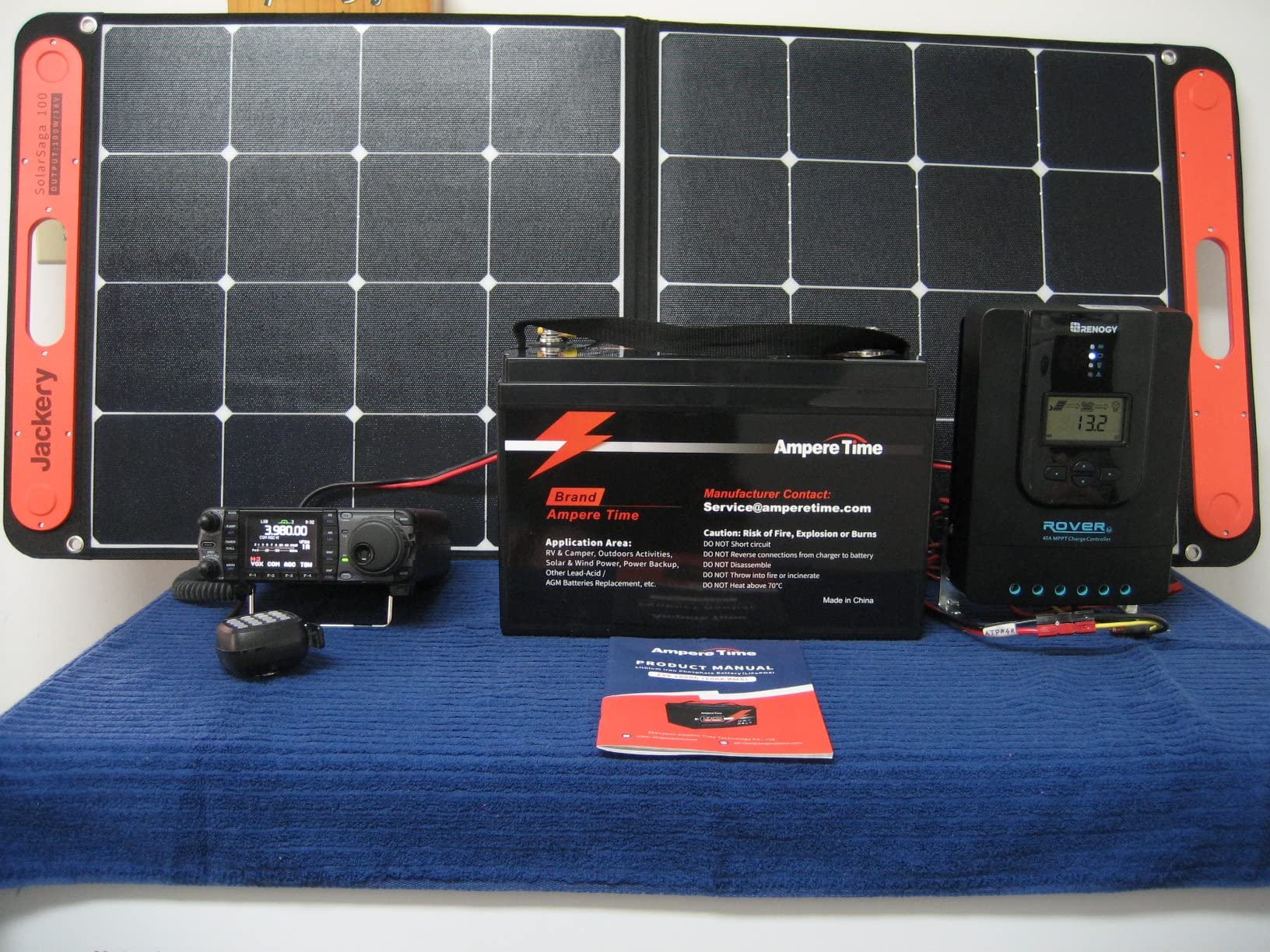 LiTime 12V 100Ah RV Lithium Battery, Group 31 Rechargeable LiFePO4 Battery with Up to 15000 Deep Cycles, 1.28kWh and Higher Energy Density, Perfect for Van, Trolling Motors, Boat, Marine customer photo 1