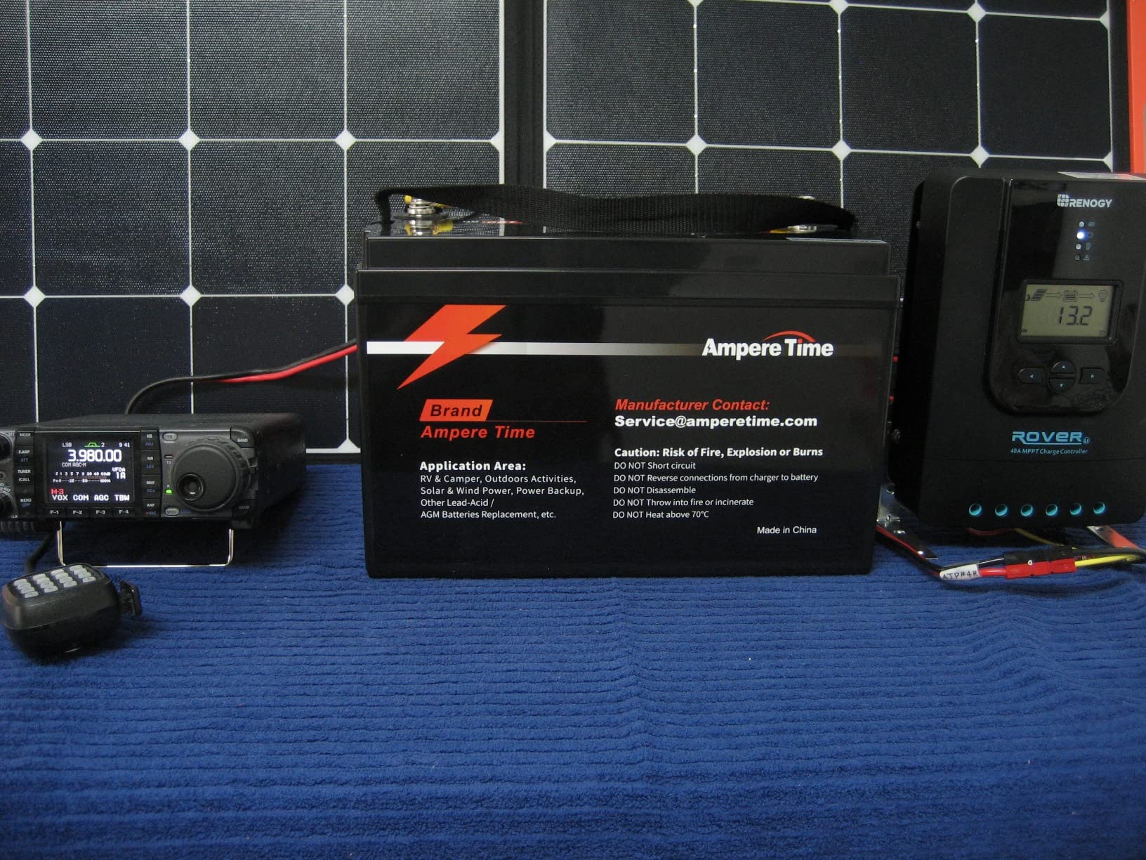 LiTime 12V 100Ah RV Lithium Battery, Group 31 Rechargeable LiFePO4 Battery with Up to 15000 Deep Cycles, 1.28kWh and Higher Energy Density, Perfect for Van, Trolling Motors, Boat, Marine customer photo 2