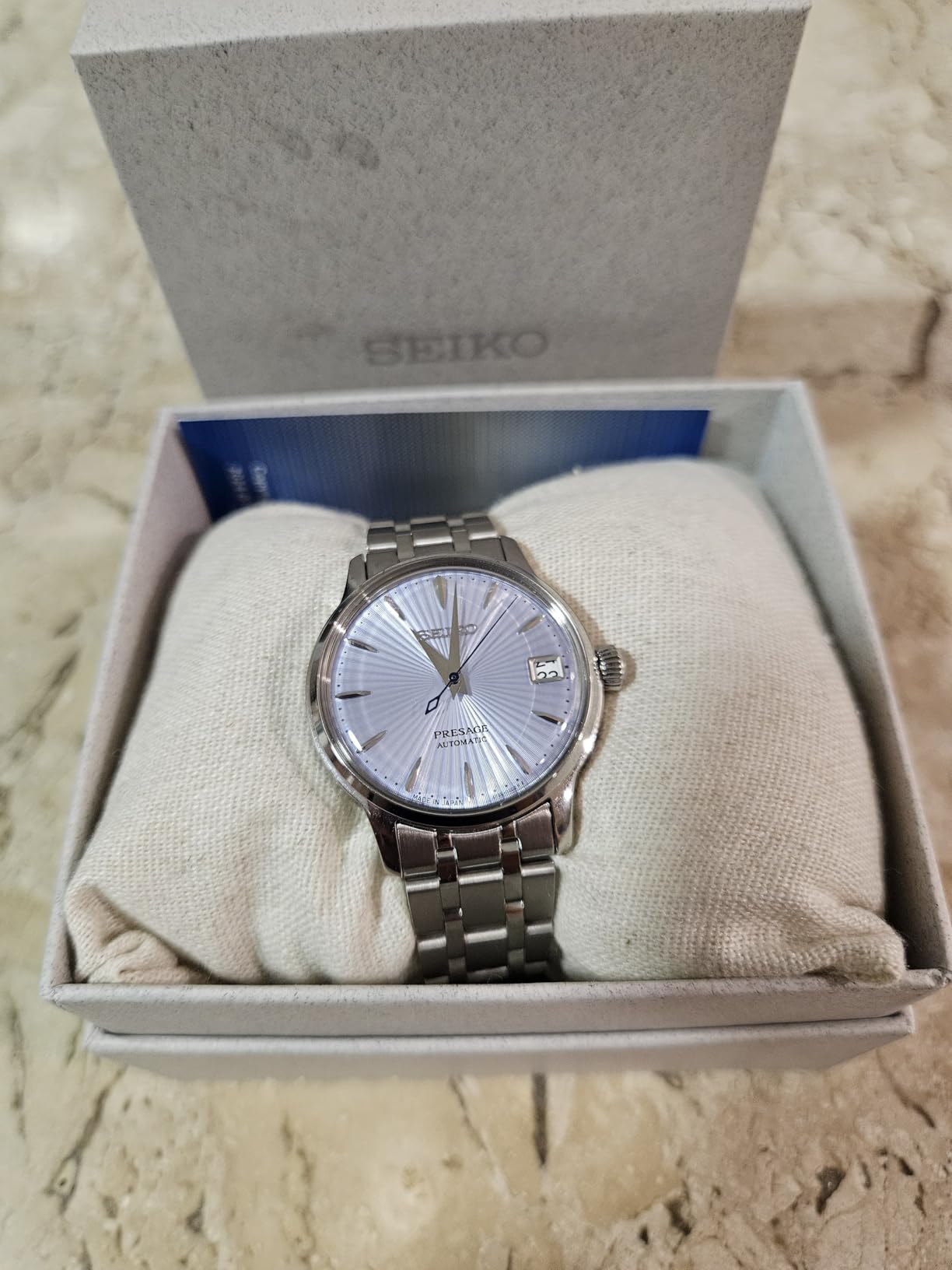 Presage Automatic Blue Dial Watch SRP841J1 customer photo 1