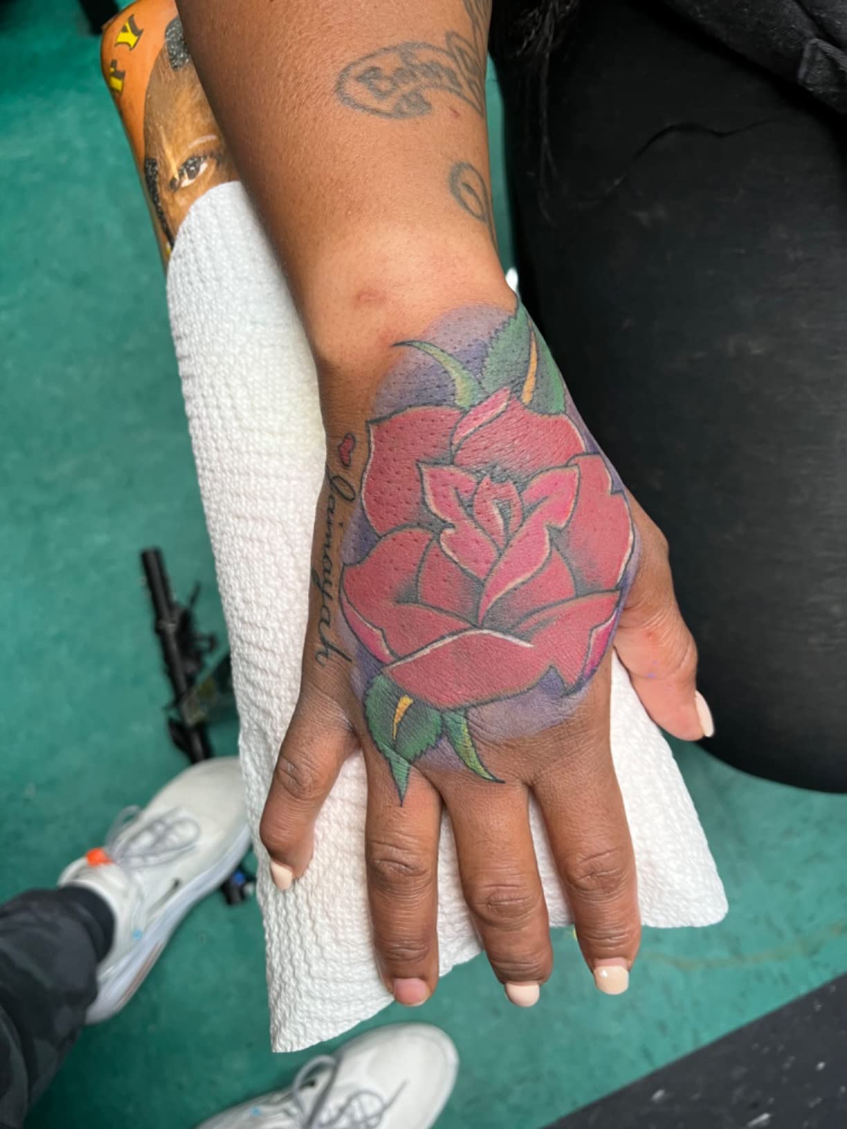 World Famous Tattoo Ink - 12 Primary Color Tattoo Kit #2 - Professional Tattoo Ink in Color Assortment of Tattoo Ink - Skin-Safe Permanent Tattooing - Vegan & Non-Toxic (1 oz Each) customer photo 2