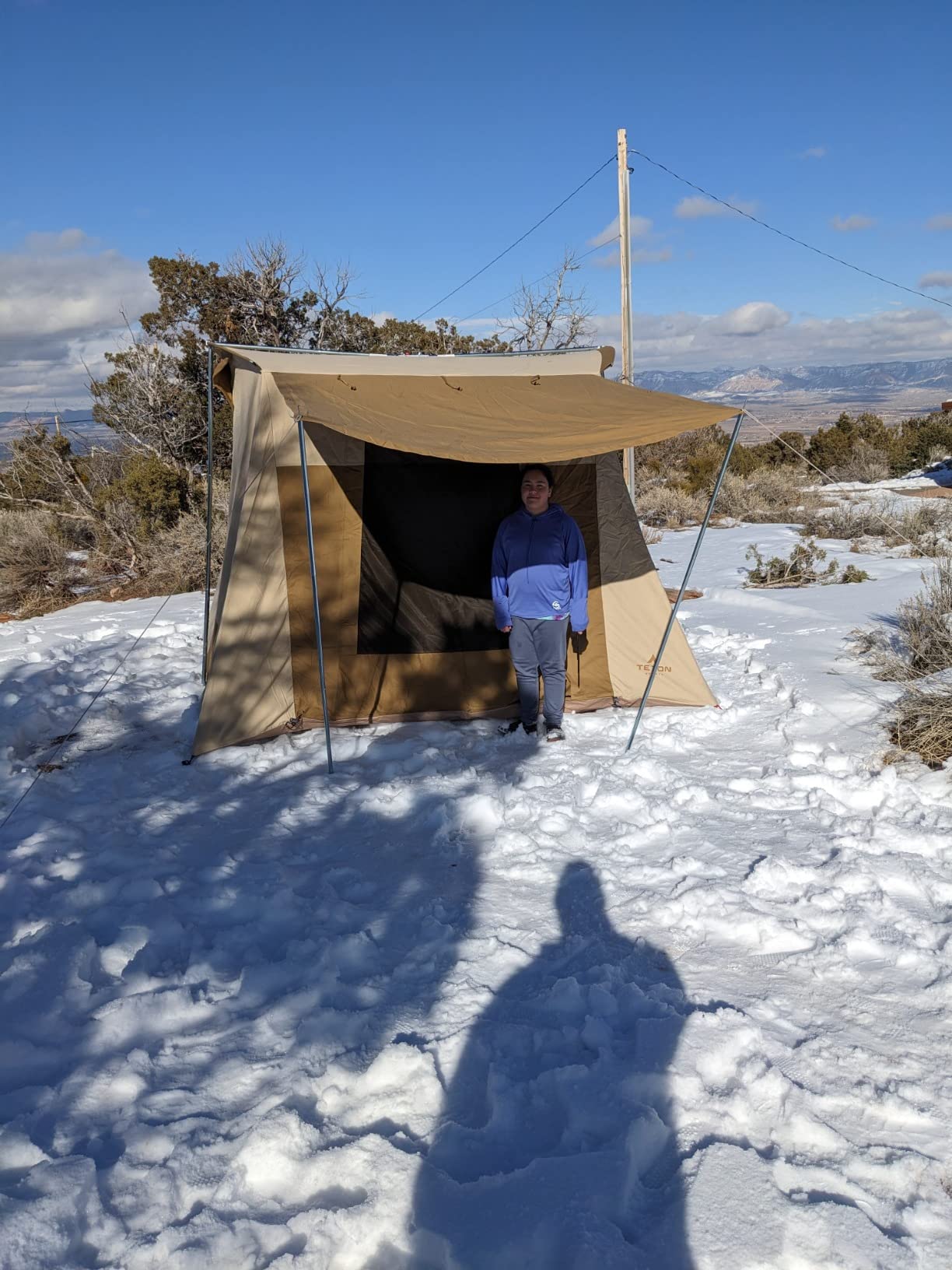 Teton Sports Canvas Tents, Tent for Family Camping in All Seasons, The Right Shelter for Your Base Camp, Waterproof customer photo 1
