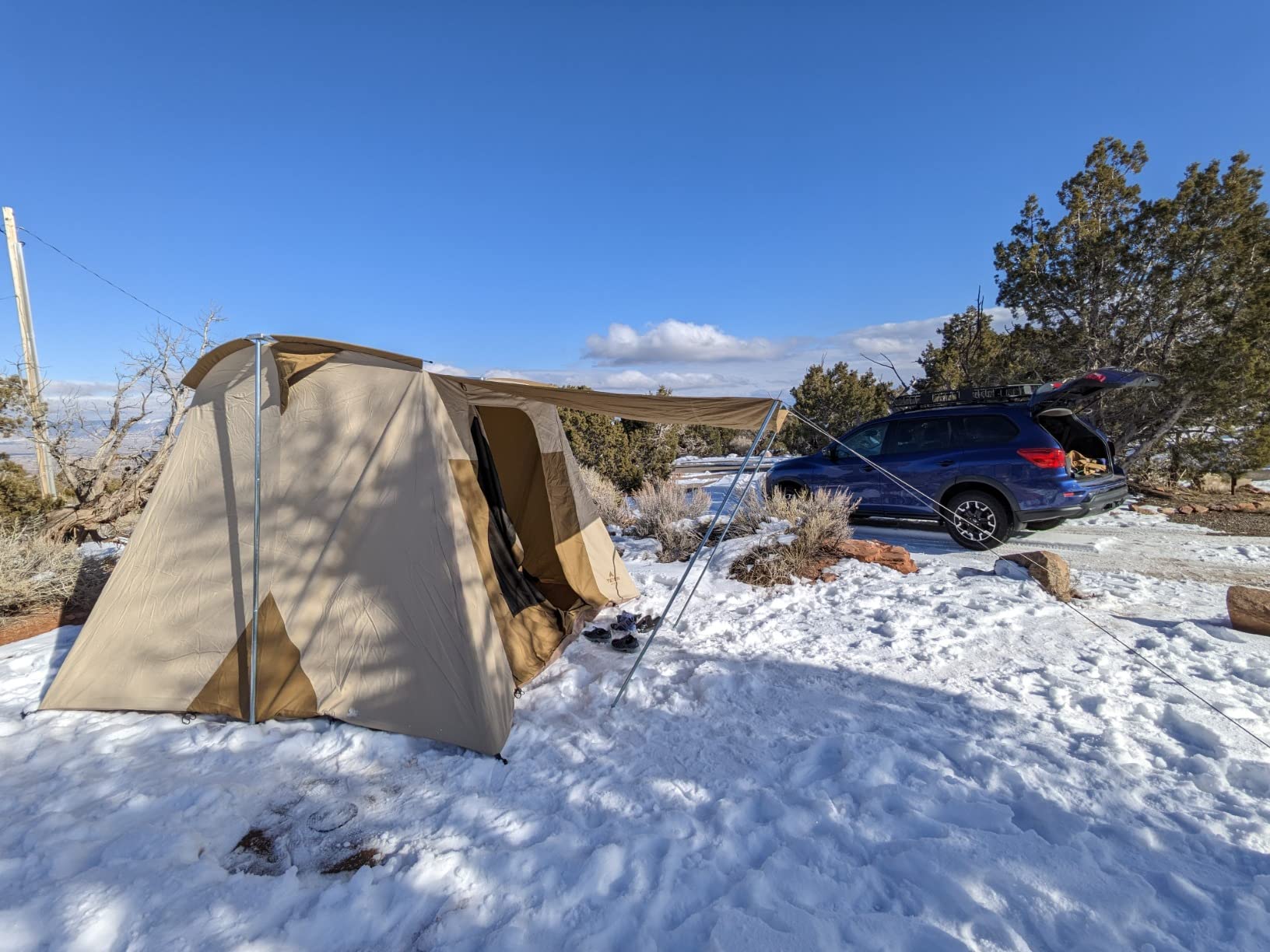 Teton Sports Canvas Tents, Tent for Family Camping in All Seasons, The Right Shelter for Your Base Camp, Waterproof customer photo 2