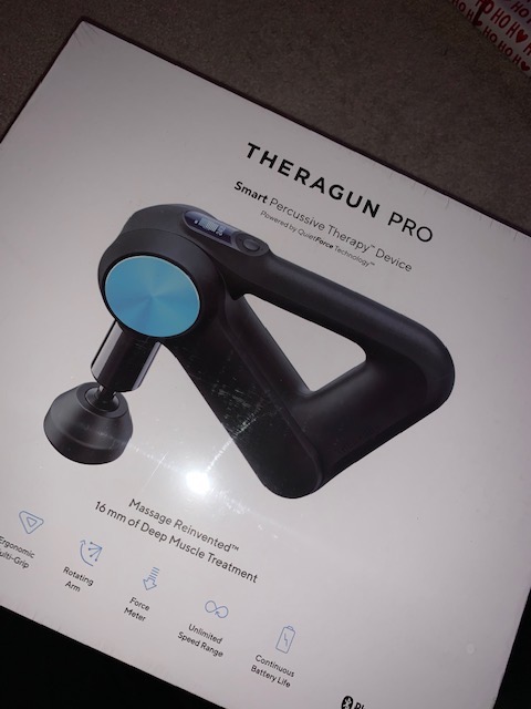 TheraGun Pro Handheld Deep Tissue Massage Gun - Bluetooth Percussion Massage Gun & Personal Massager for Pain Relief & Circulation in Neck, Back, Leg, Shoulder and Body (Black - 4th Gen) customer photo 1