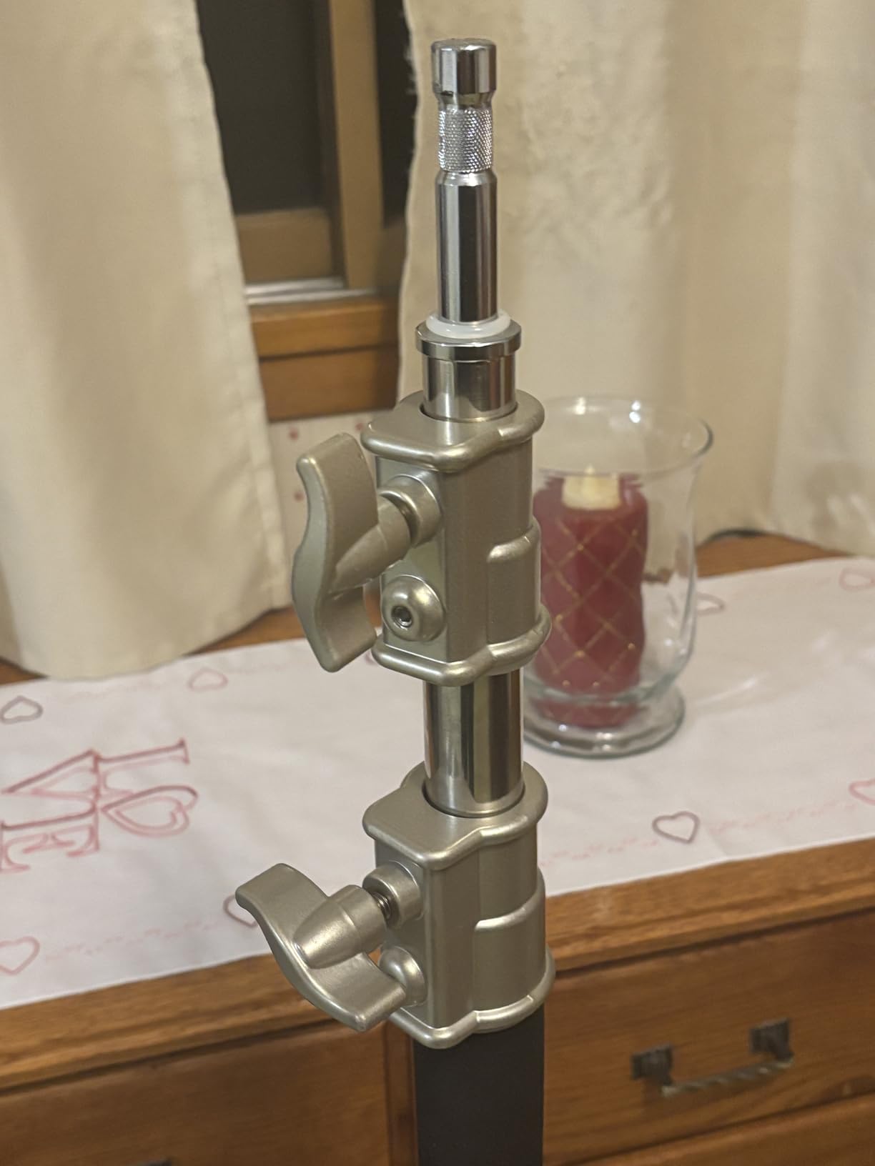 Neewer Heavy Duty Light Stand with Casters, Adjustable Tripod Stand with 100% Stainless Steel, Photography Wheeled Base Stand for Studio Softbox, Monolight, Reflector, Max Height: 10ft/305cm customer photo 2