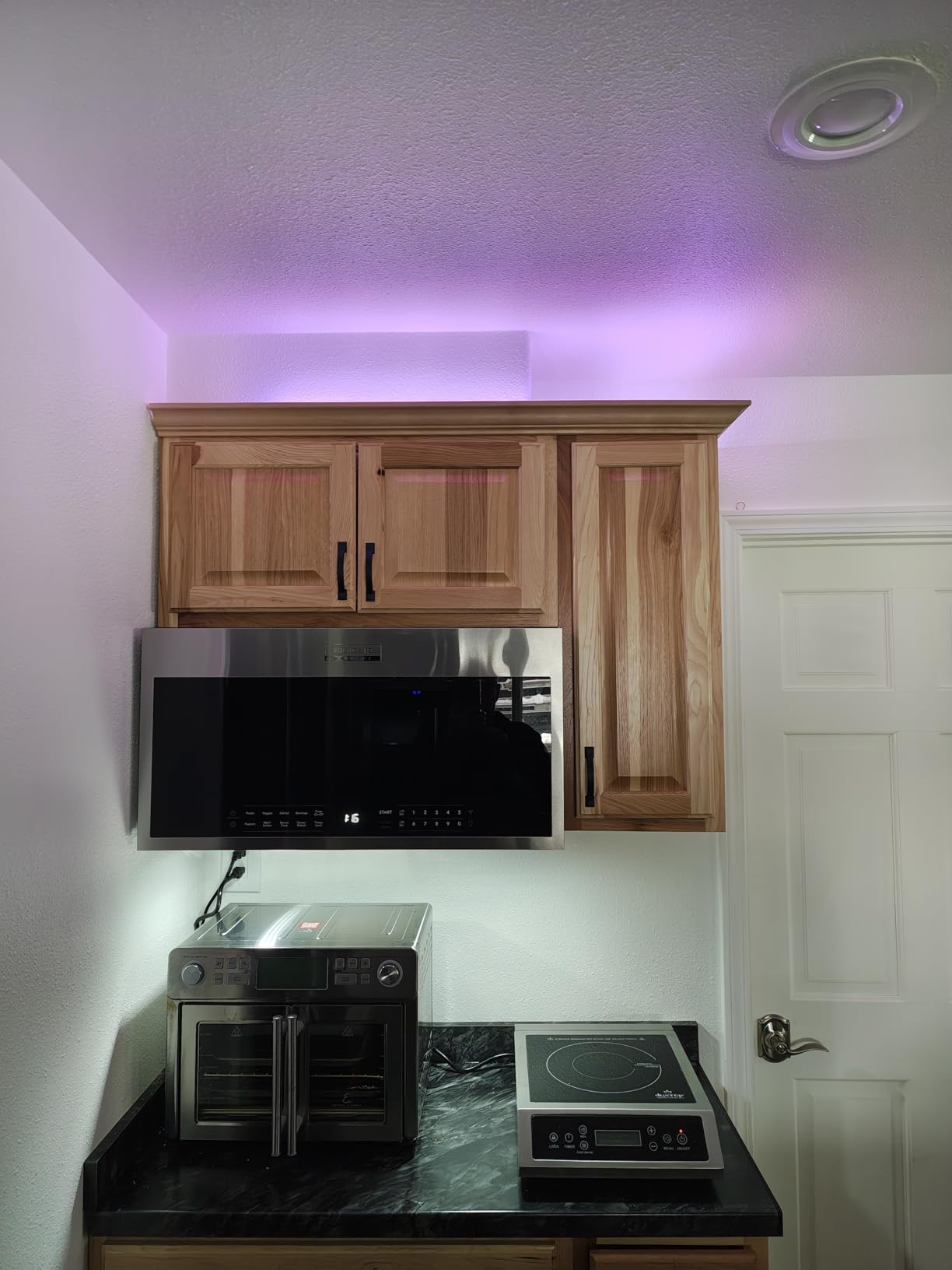 HitLights LED Strip Lights, Small LED Light Strips Dimmable, RGB 5050 Color Changing LED Tape Light with Remote and UL-Listed Adapter for TV Backlight, Bedroom, Cabinet Shelf Display customer photo 1