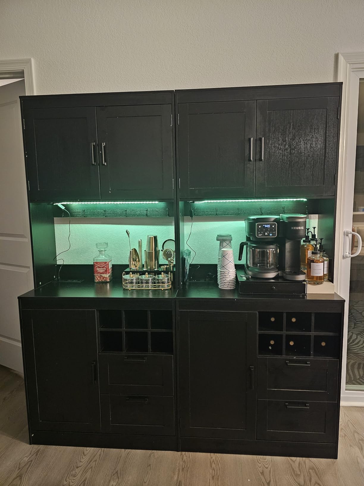 Highball & Chaser 13-Piece Gunmetal Black Stainless Steel Boston Cocktail Shaker Bar Tool Set with Mixology Bartender Kit Accessories customer photo 1