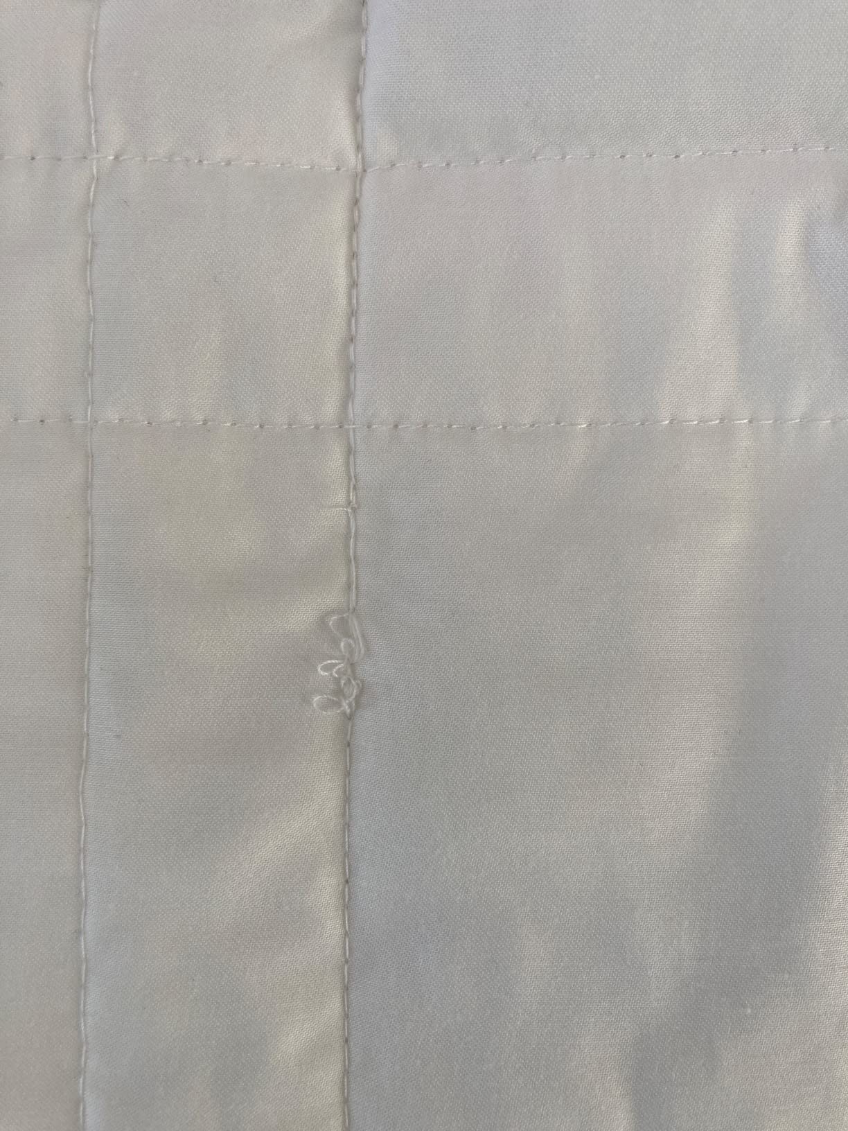 Baloo Weighted Comforter for Adults 20 lb Full/Queen (Pebble White, 90