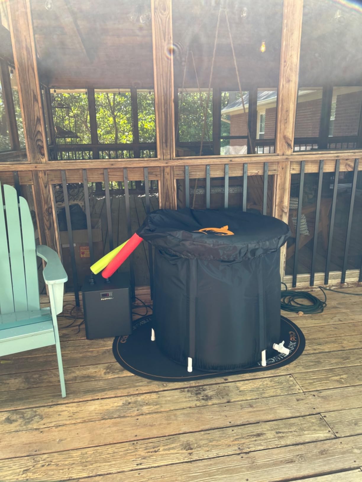 Poafamx 1/3 HP Aquarium Chiller, Quiet Titanium Fish Tank Cooler 40-80 Gal, Energy-Saving Water Chiller for Saltwater Freshwater Axolotl Coral Reef Hydroponic customer photo 1