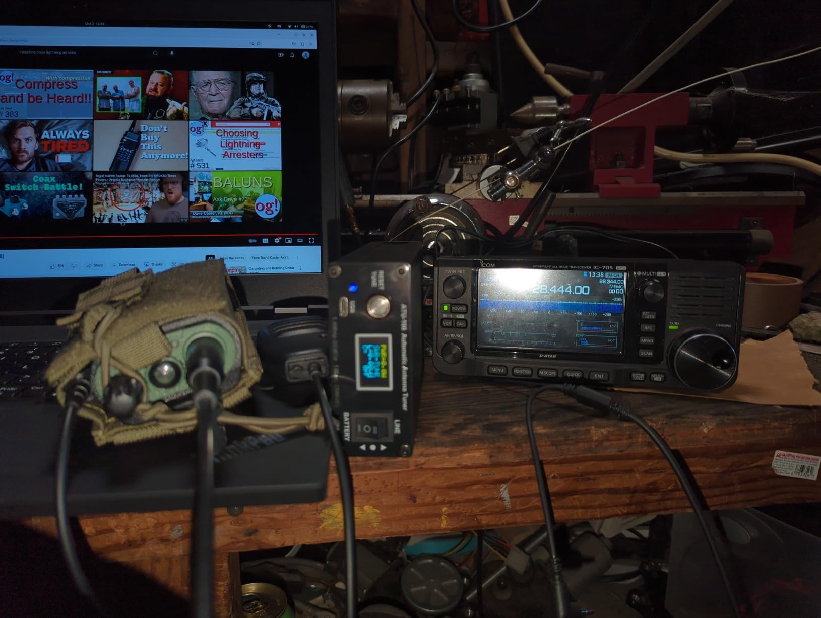 IC-705 HF/VHF/UHF All Mode Portable QRP 5W/10W Transceiver customer photo 2