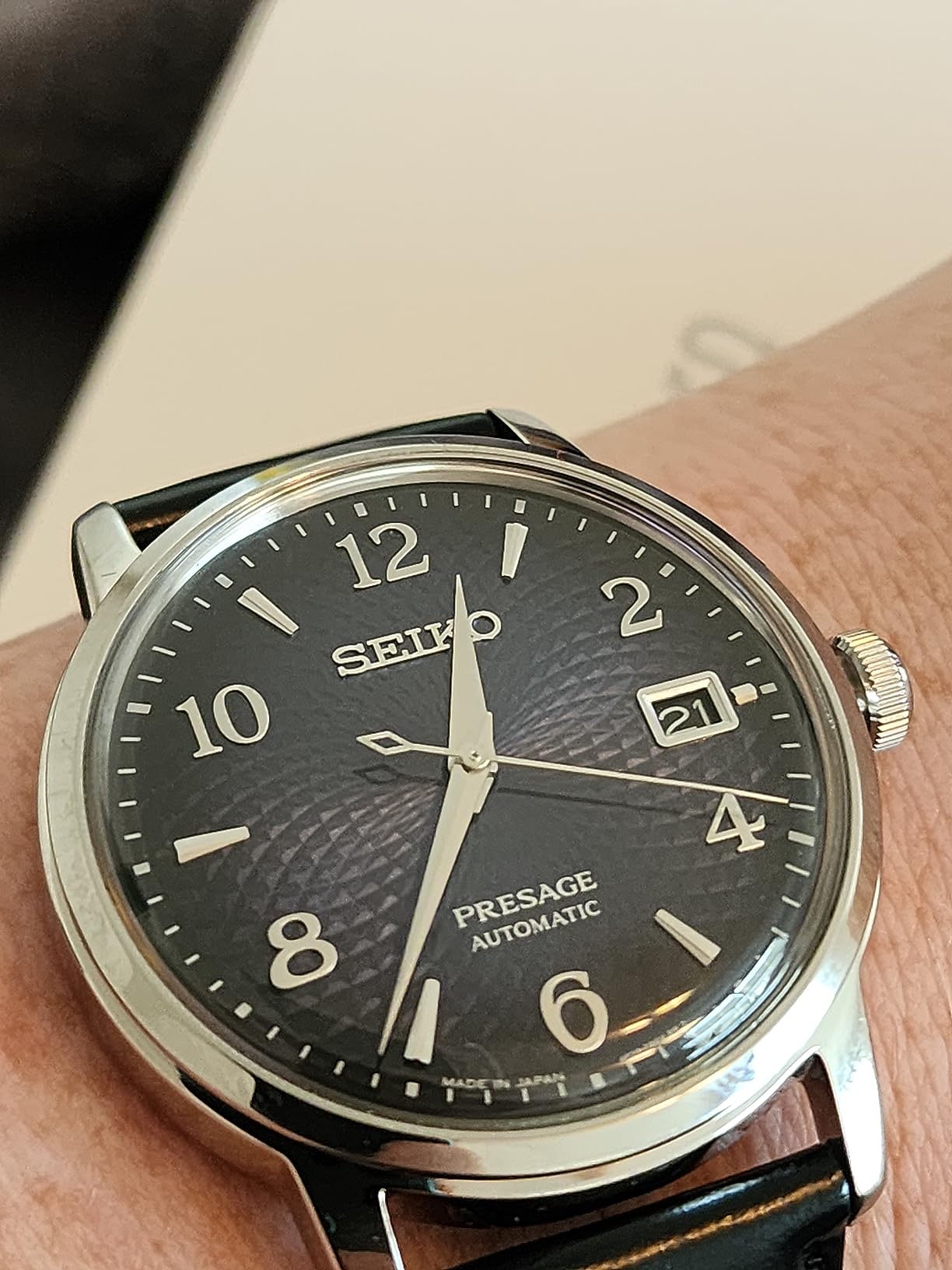 Seiko Presage Automatic Blue Dial Men's Watch SRPE43J1 customer photo 1