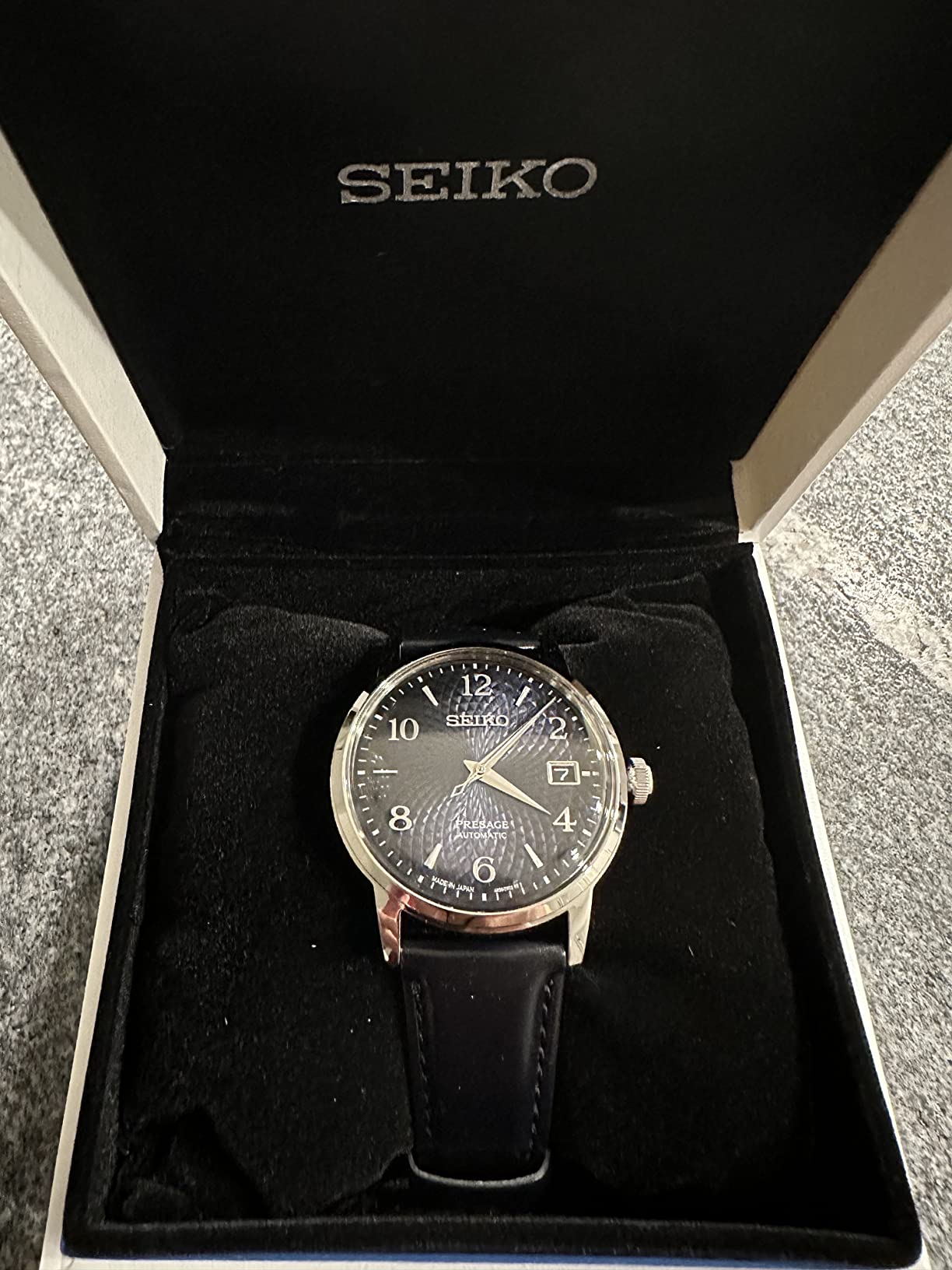 Seiko Presage Automatic Blue Dial Men's Watch SRPE43J1 customer photo 2