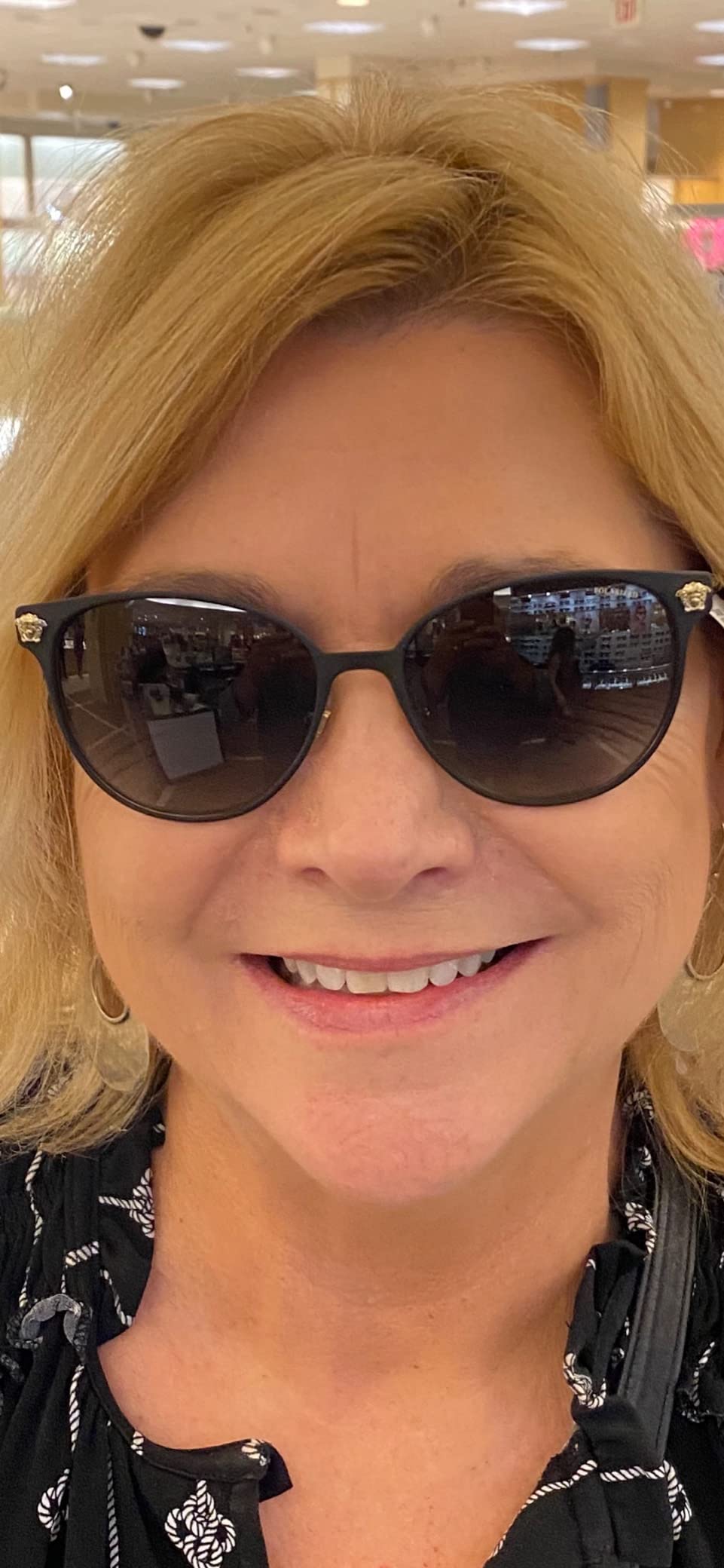 Versace VE2198 MEDUSA CHARM Round Sunglasses For Women +BUNDLE with ACCESSORY EYEWEAR KIT customer photo 2