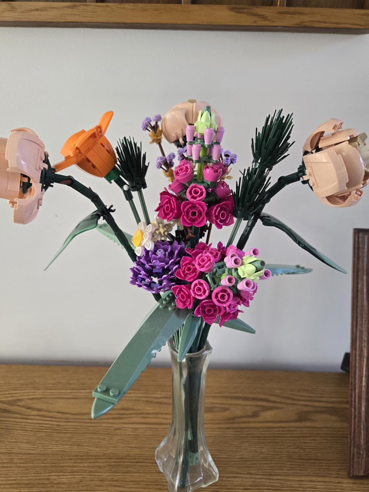 LEGO Botanicals Flower Bouquet Building Set - Artificial Flowers for Decoration for Home and Display, Ages 18+ - Small Fake Flowers for Table, Desk, Office - Gift for Birthdays - 10280 customer photo 1