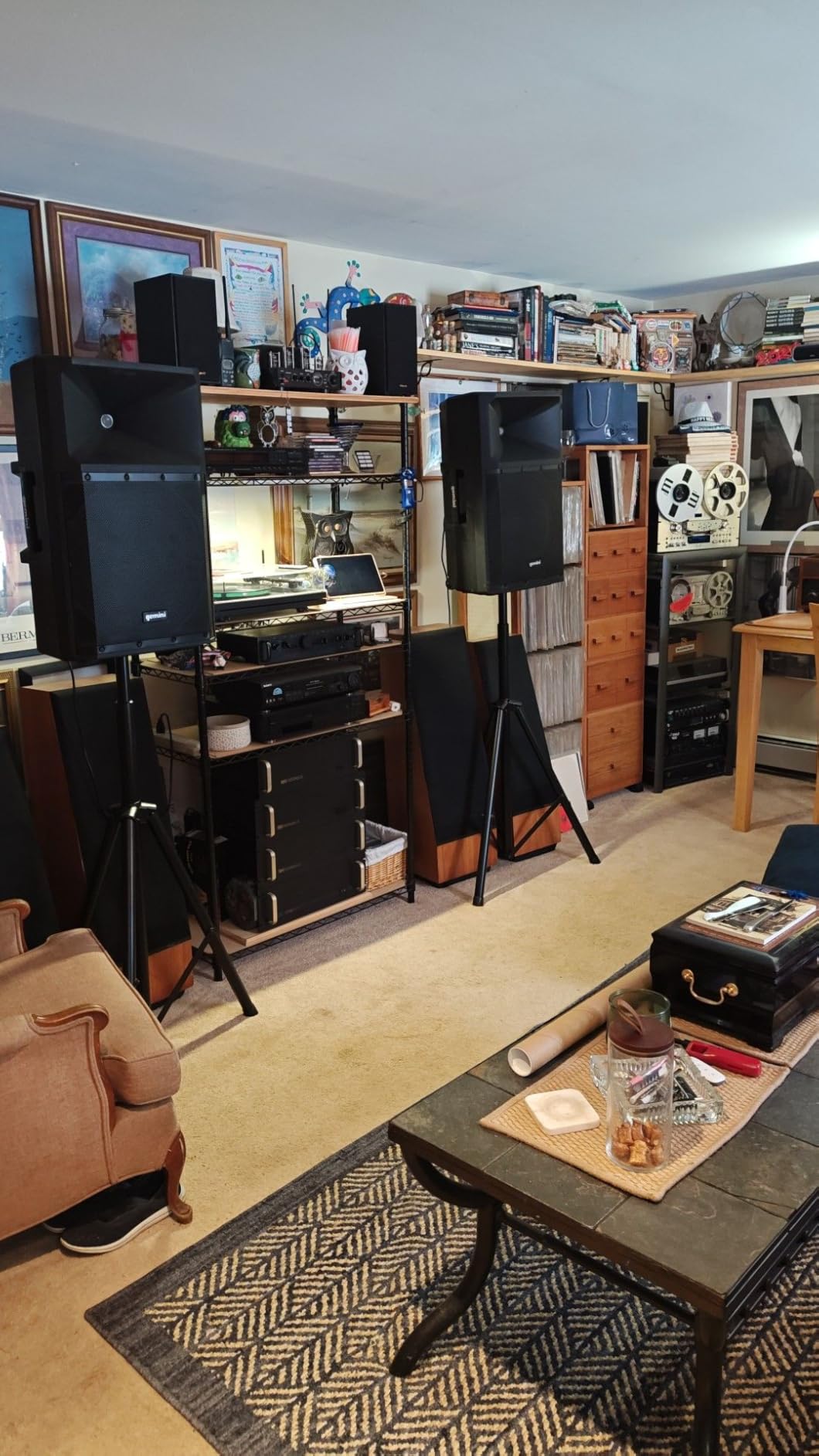 Gemini 15 Inch Powered PA Speaker - 250W Bluetooth PA Speaker with Mixer, XLR Inputs, Active DJ Speakers for Parties Events customer photo 1