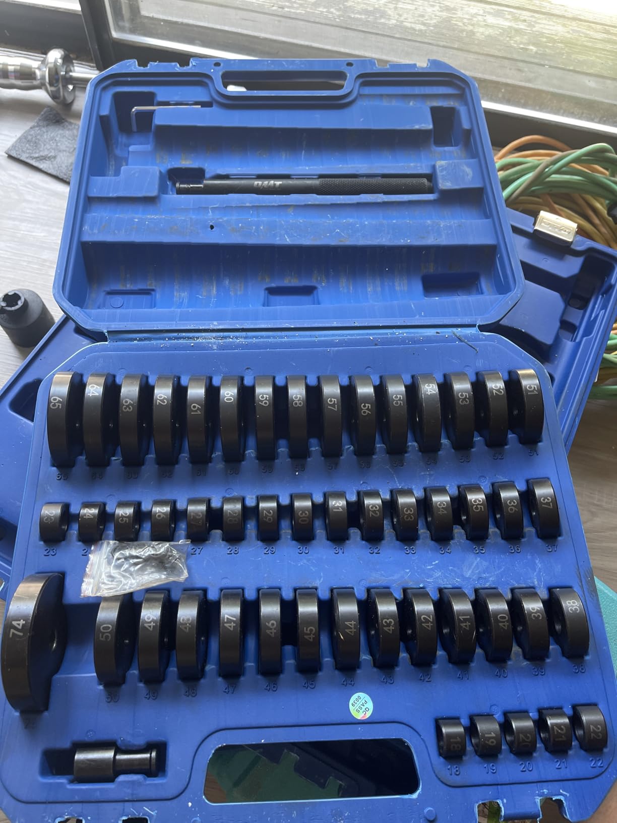 Orion Motor Tech 52-in-1 Custom Bushing Driver Tool Set and Transmission Wheel Axle Bearing Race Seal Installer Remover, Bush Removal Puller Bearing Press Tool Kit customer photo 1