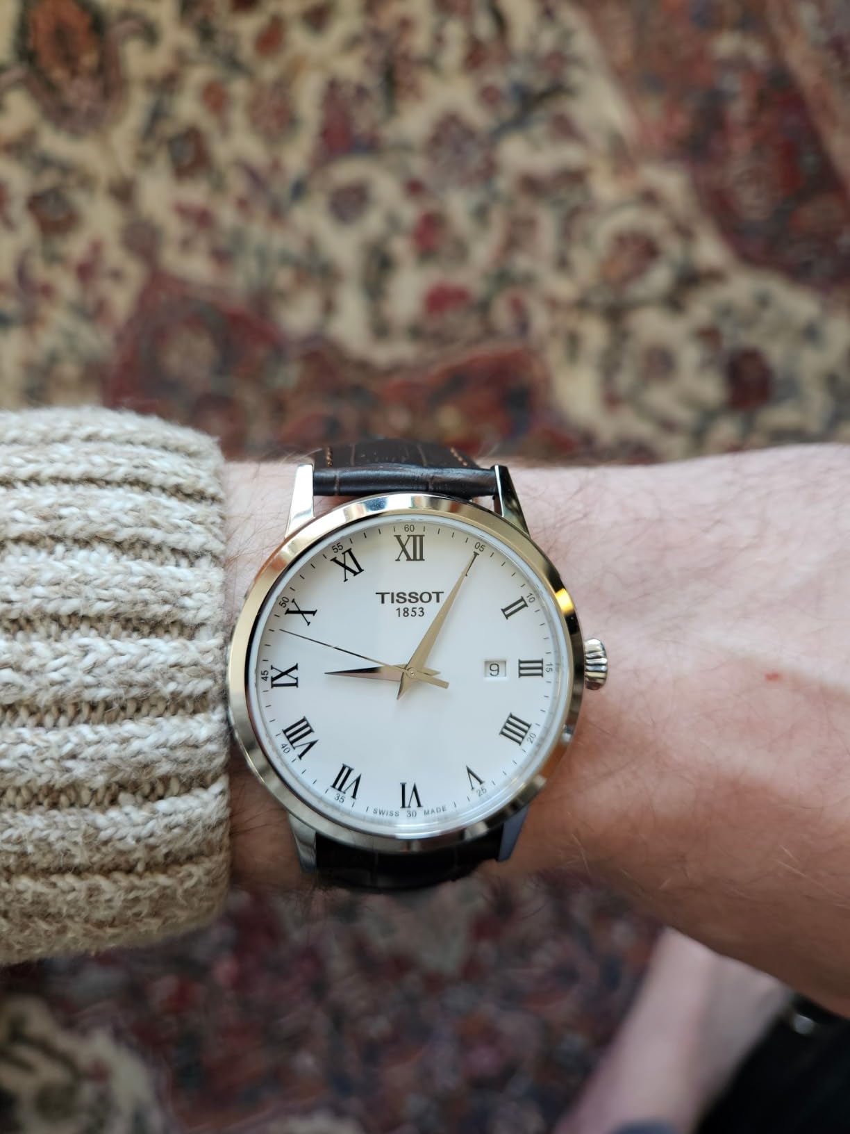 Tissot Mens Classic Dream Stainless Steel Dress Watch customer photo 2