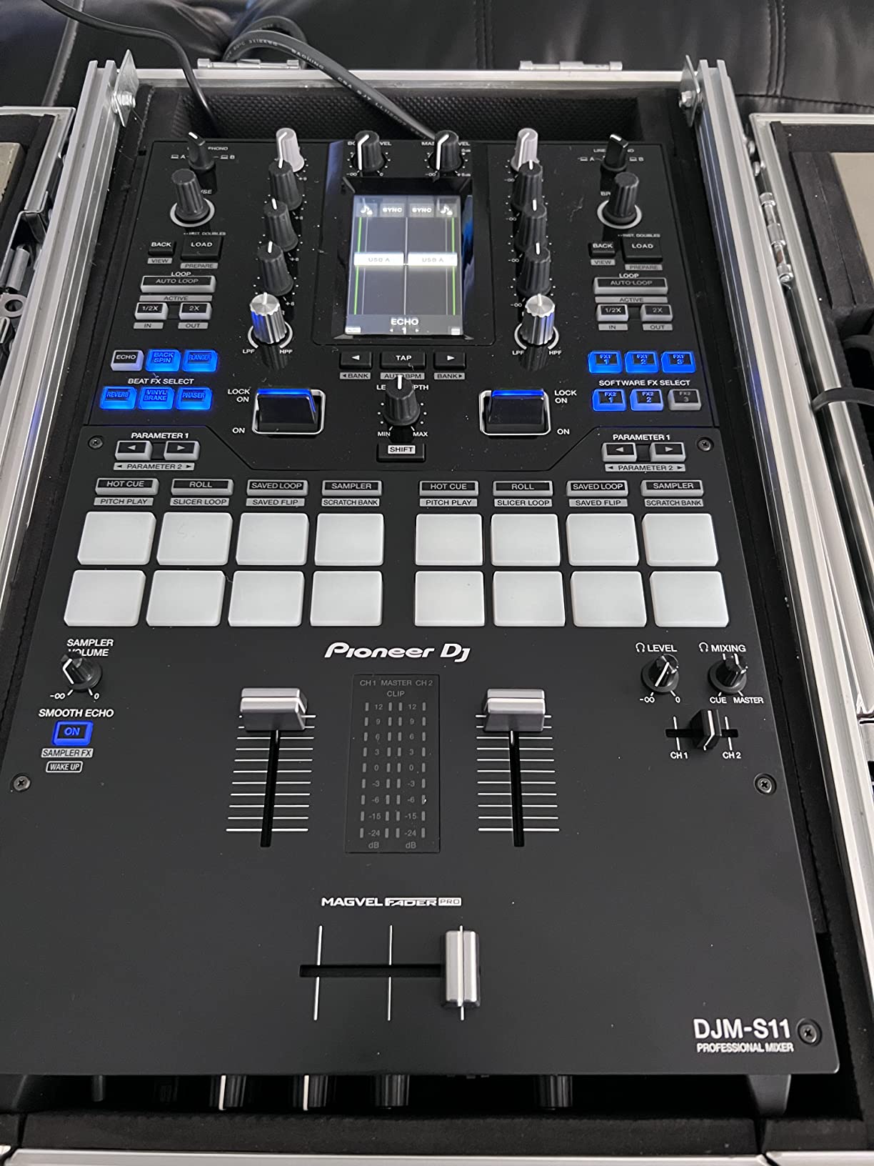Pioneer DJ DJM-S11 Professional Scratch Style 2-Channel DJ Mixer for Serato DJ Pro or Rekordbox customer photo 2