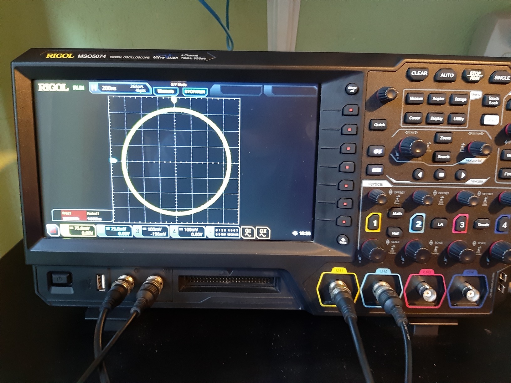 Rigol MSO5074 Mixed Signal Oscilloscope Four Channel 70 MHz 4+16 CH 8 GSa/s customer photo 1