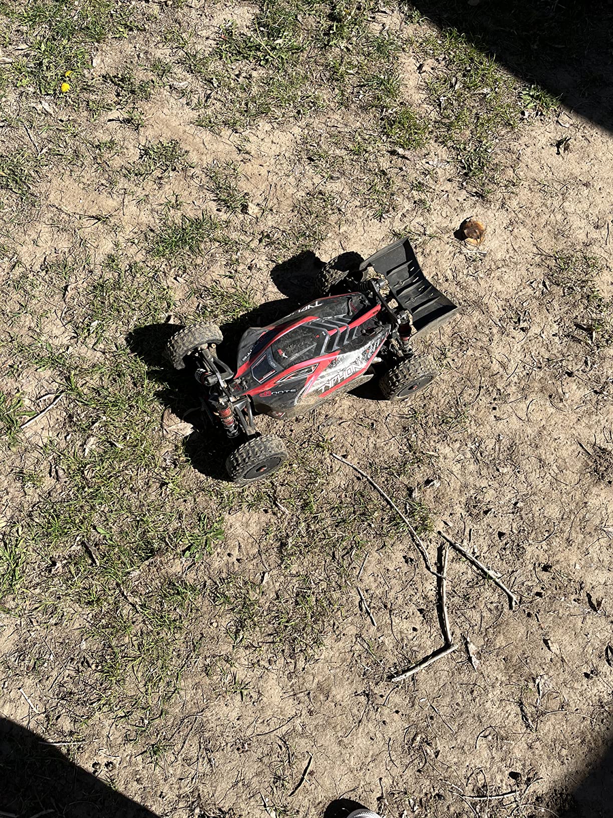 ARRMA RC Car 1/8 Typhon 6S V5 4WD BLX Buggy with Spektrum Firma RTR Black and Red customer photo 2