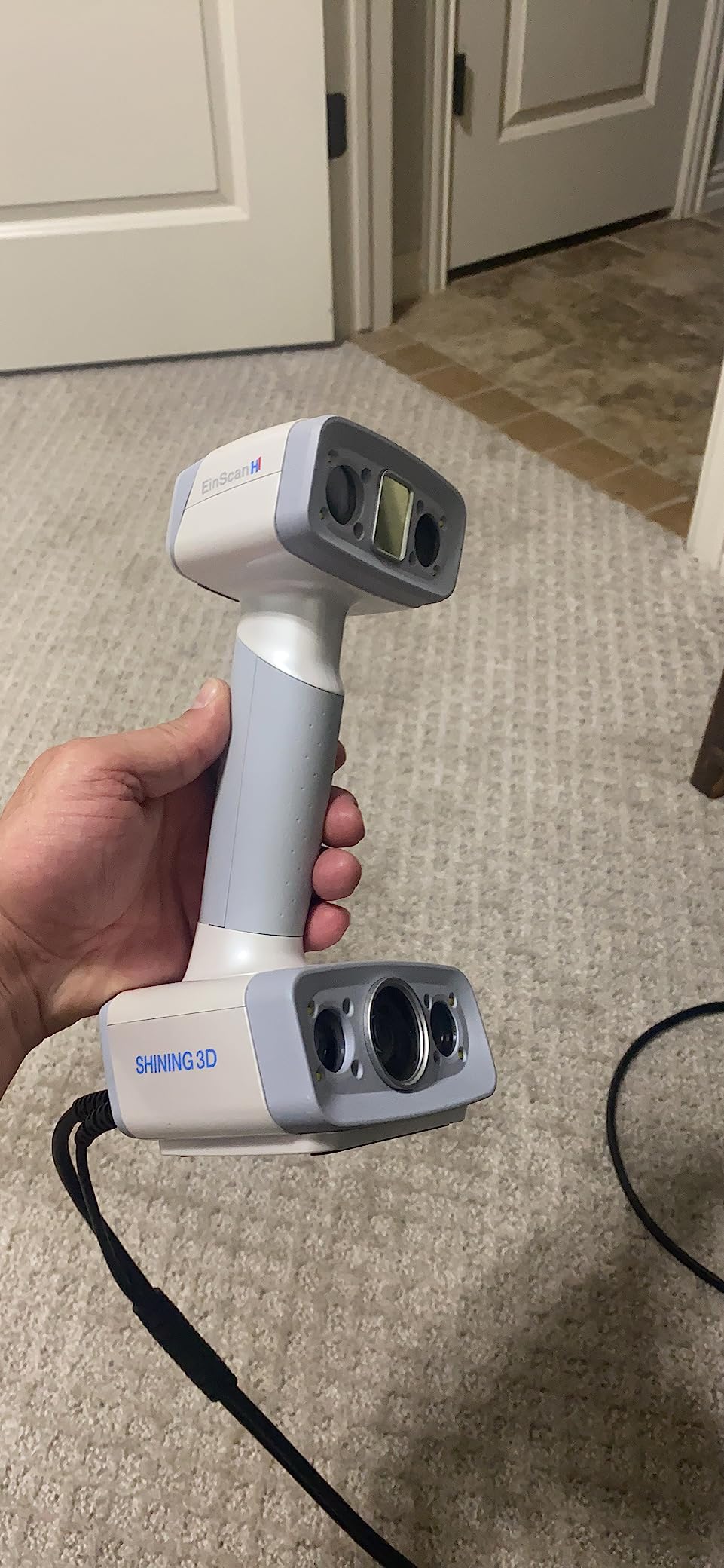 EinScan H2 Handheld 3D Scanner Pro- High Texture Resolution 3D Scanner for 3D Printing with Built-in Color Camera, Handheld Infrared Light for IR Mode, Shining Version CAD Software Compatible customer photo 1