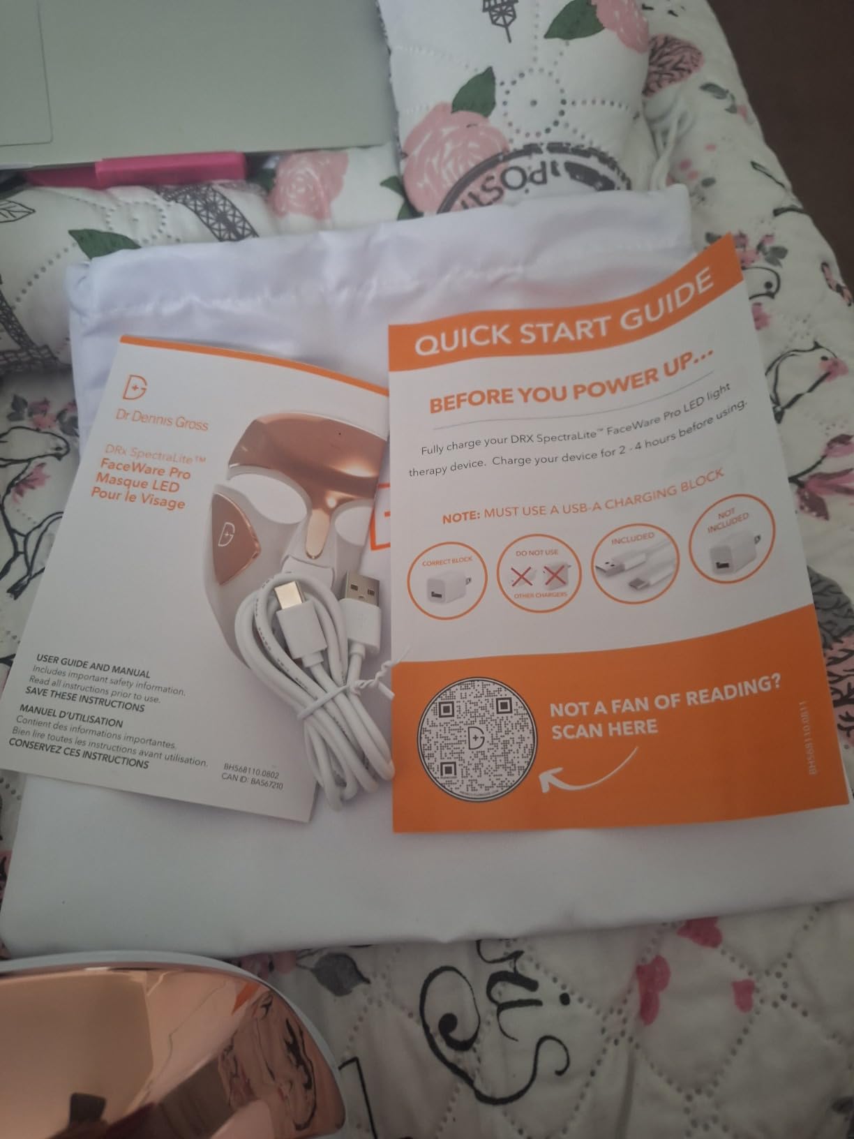 Dr. Dennis Gross DRx SpectraLite FaceWare Pro - LED Face Mask for Skin Rejuvenation with Dual Red & Blue Light Therapy, FSA HSA Eligible customer photo 1