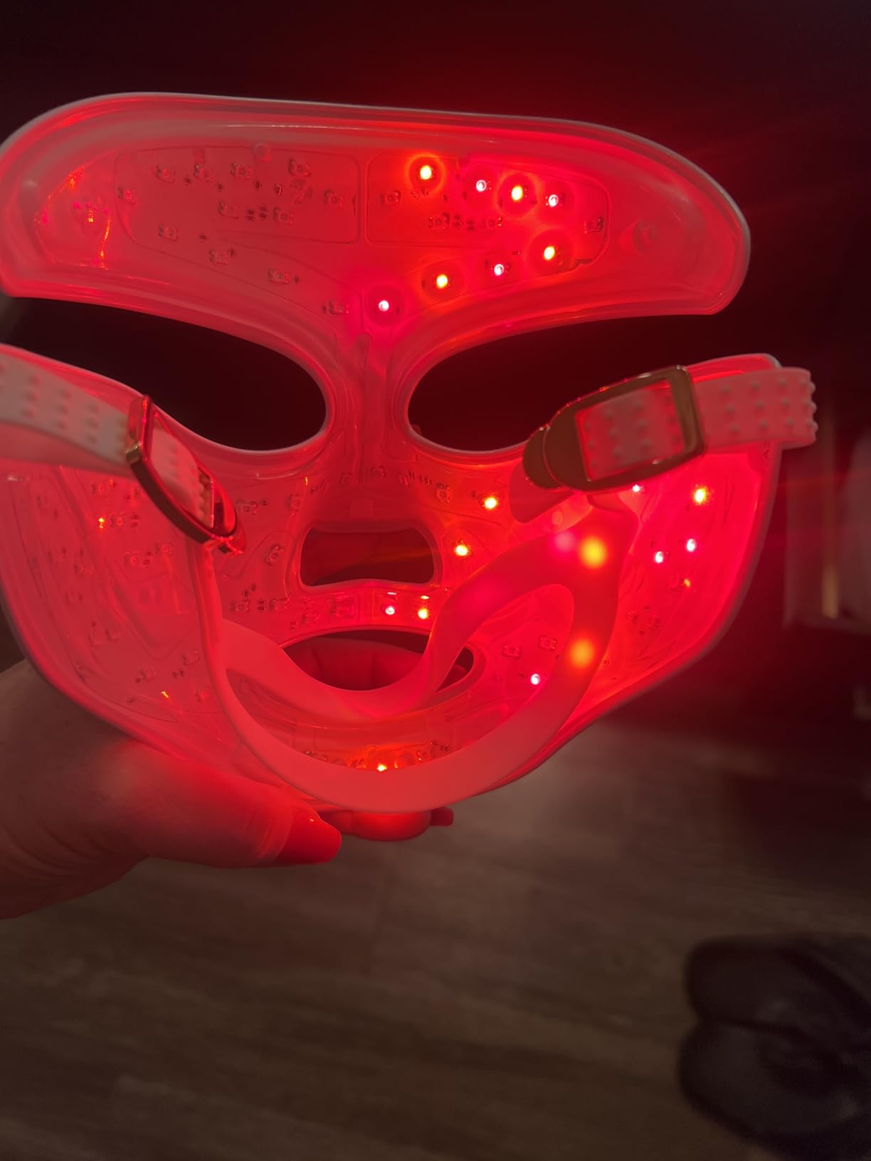 Dr. Dennis Gross DRx SpectraLite FaceWare Pro - LED Face Mask for Skin Rejuvenation with Dual Red & Blue Light Therapy, FSA HSA Eligible customer photo 2