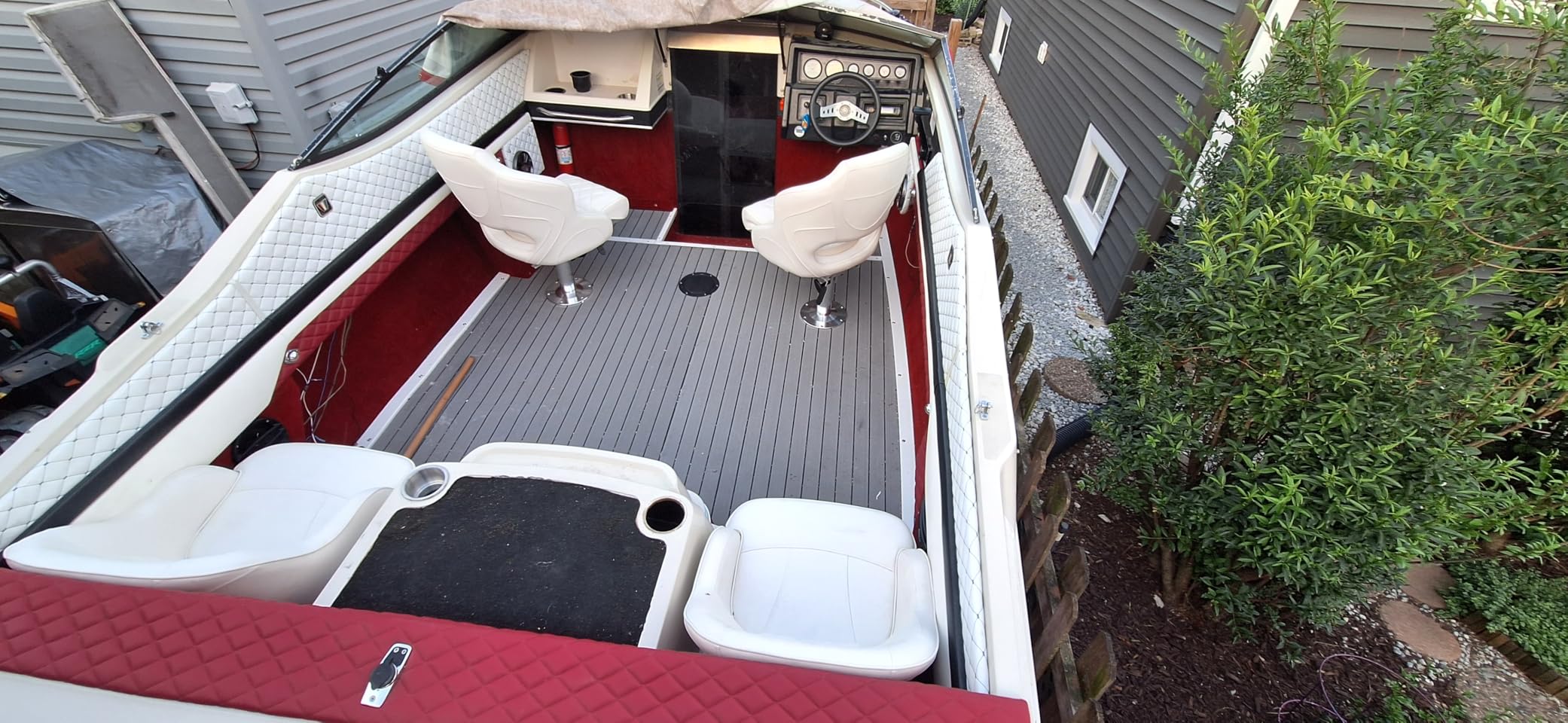 NORTHCAPTAIN Premium Captains Bucket Seat Sports Flip Up Boat Seat with Seat Cover customer photo 1
