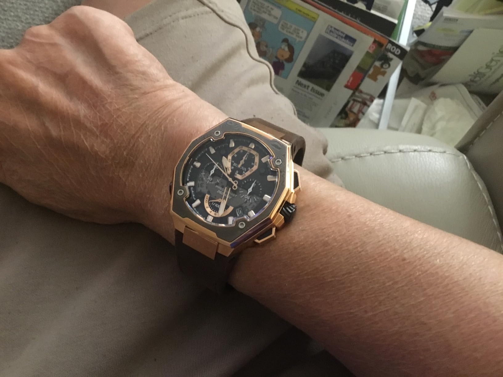 Bulova Men's Series X High Precision Quartz Chronograph Watch, Sapphire Crystal, Continuous Sweeping Secondhand customer photo 1
