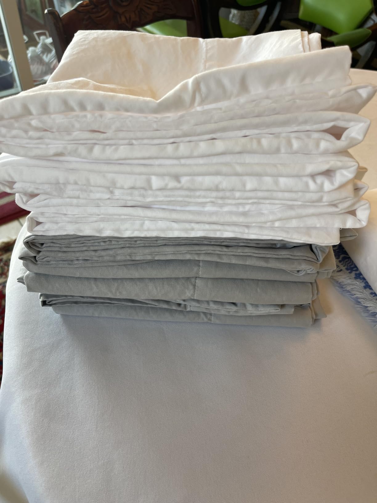 Luxury 1000 Thread Count Queen Sheets Set, White | Backed by Good Housekeeping Seal - 100% Cotton Sateen - Soft, Thick & Heavy, 16