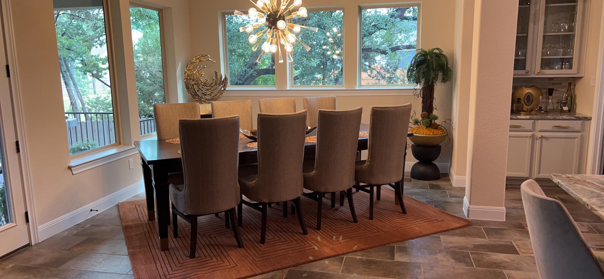 Momeni Simba Wool Hand Tufted Contemporary Indoor Area Rug, Copper, 2' X 3', SIMBASIM-3COP2030 customer photo 2