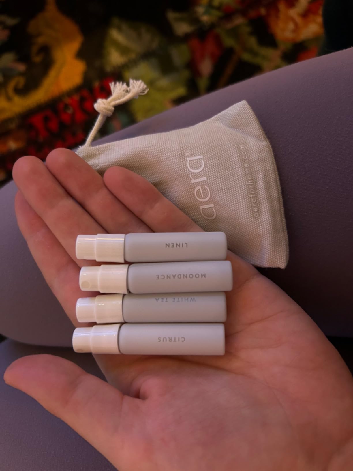 Waterless Essential Oil Diffuser for Large Rooms (500-1000 Sq Ft) + Wi-Fi App & Alexa Control - Hypoallergenic Luxury Home Scent System (Fits 25mL Capsules -Sold Separately) - White customer photo 1