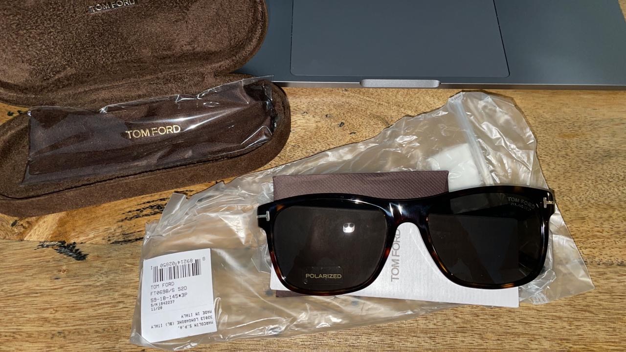 Tom Ford FT0698 Giulio Square Sunglasses for Men +BUNDLE with ACCESSORY EYEWEAR KIT customer photo 1