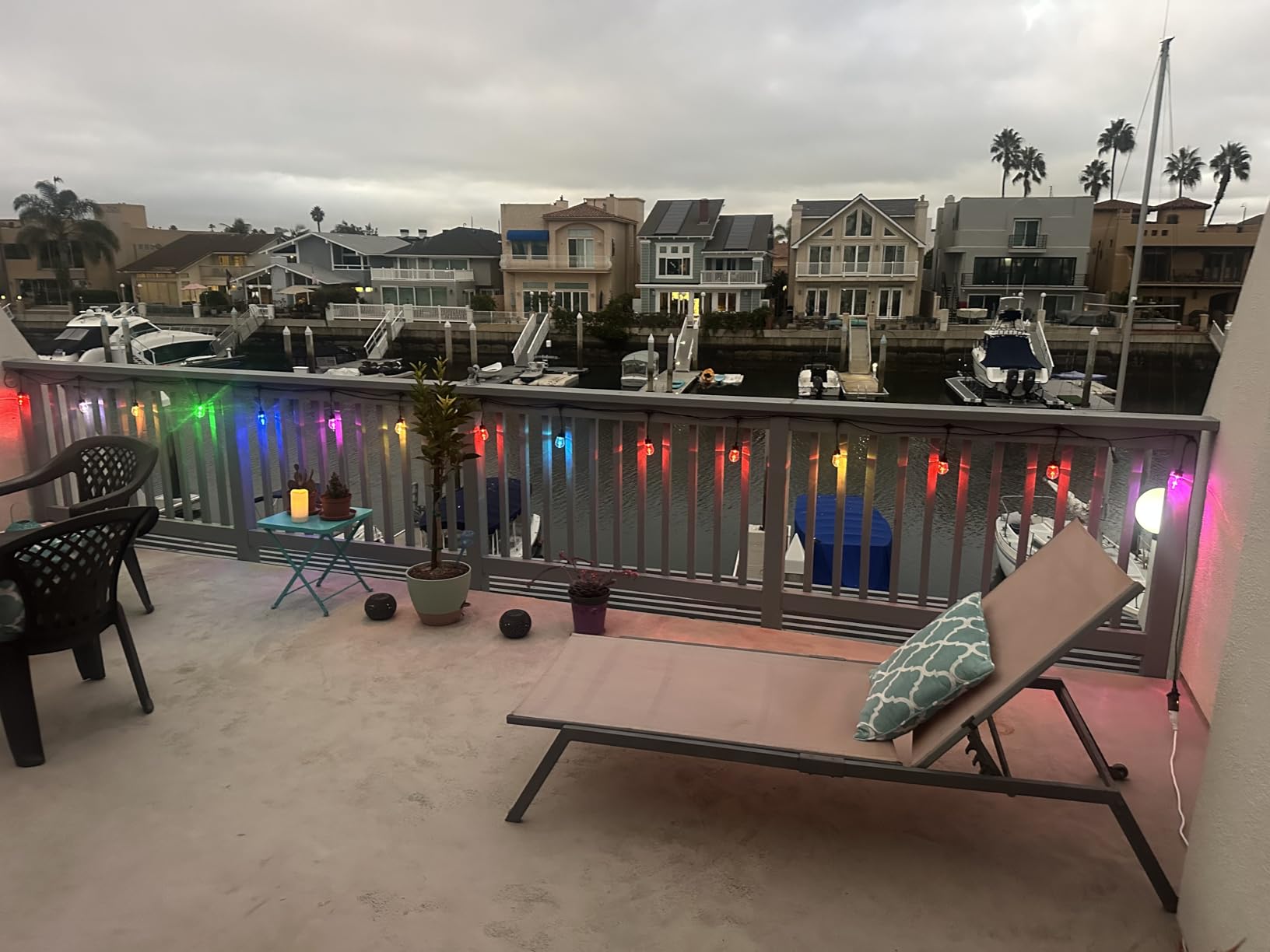 Commercial Grade 96FT LED Outdoor String Lights with Remote Control - 30 Shatterproof Bulbs Waterproof Color Changing Christmas Lights, Dimmable for Patio, Garden, Wedding Decor customer photo 1